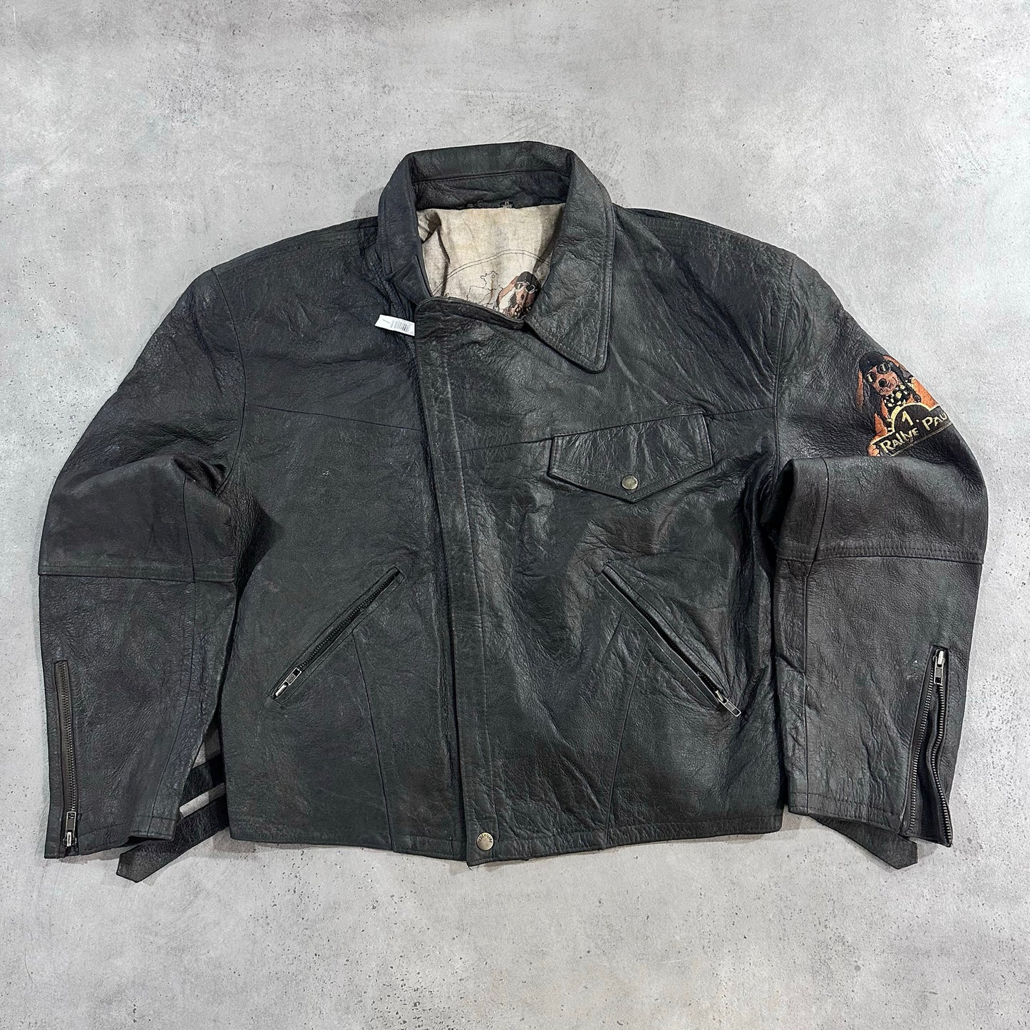 Vintage 70s-90s Germany Double Rider Leather Jackets