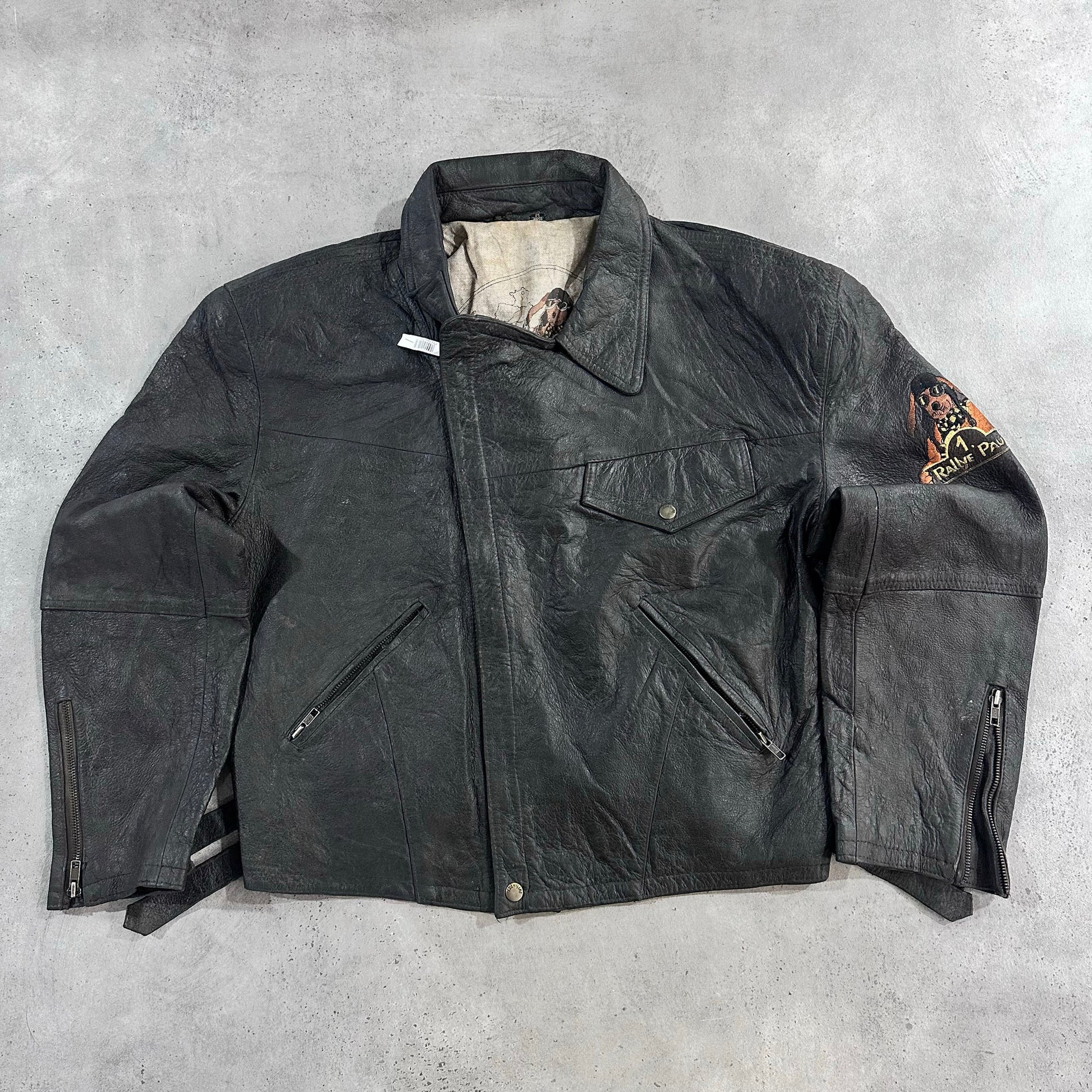 Vintage 70s-90s Germany Double Rider Leather Jackets