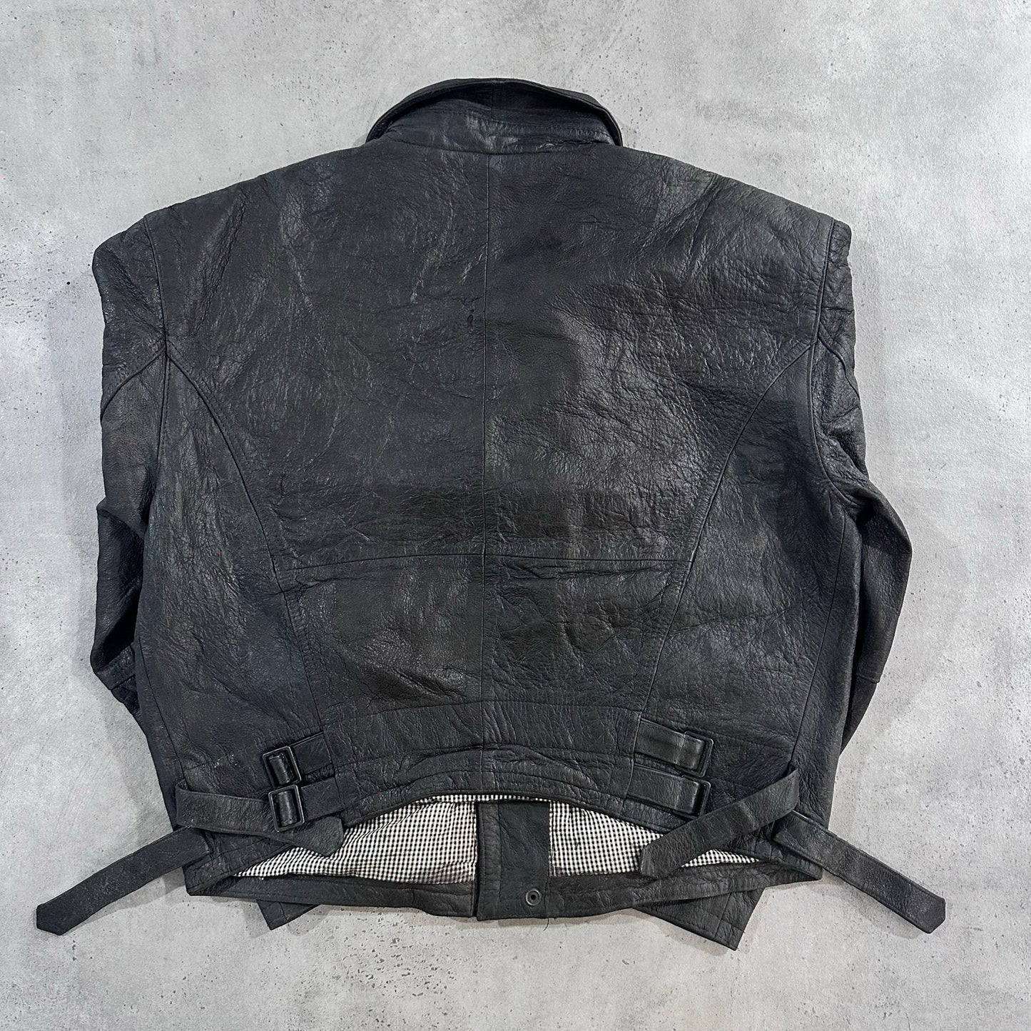Vintage 70s-90s Germany Double Rider Leather Jackets