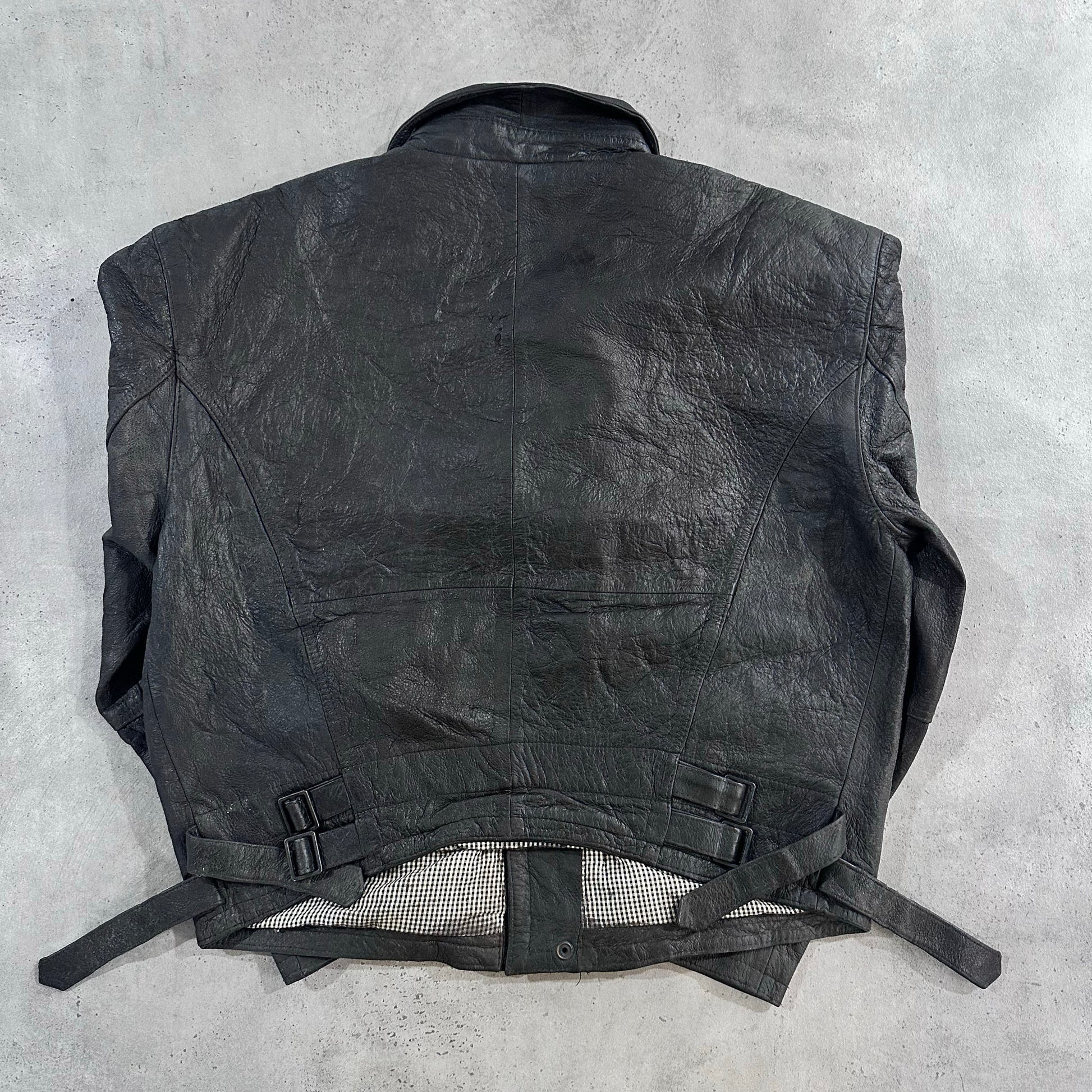 Vintage 70s-90s Germany Double Rider Leather Jackets