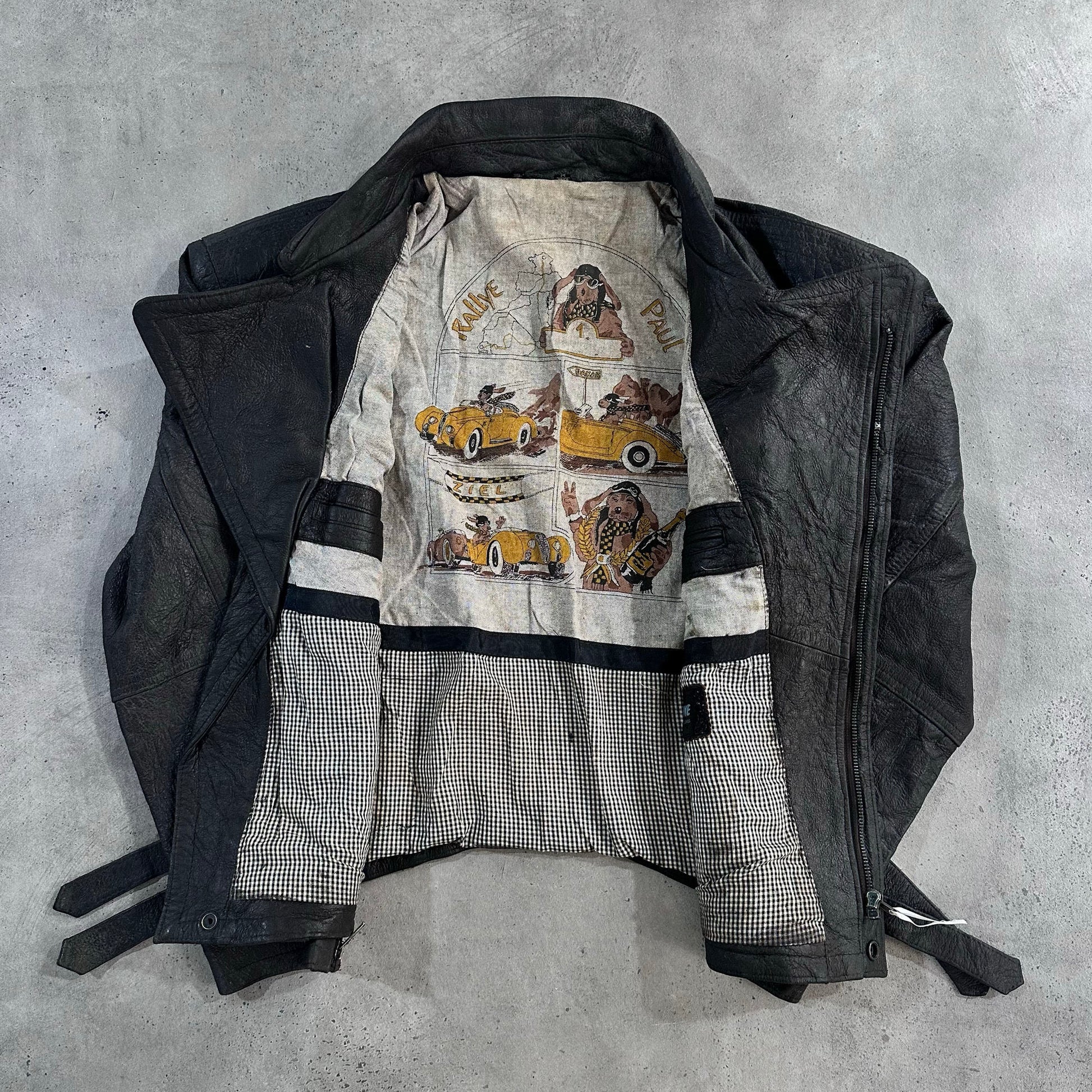Vintage 70s-90s Germany Double Rider Leather Jackets