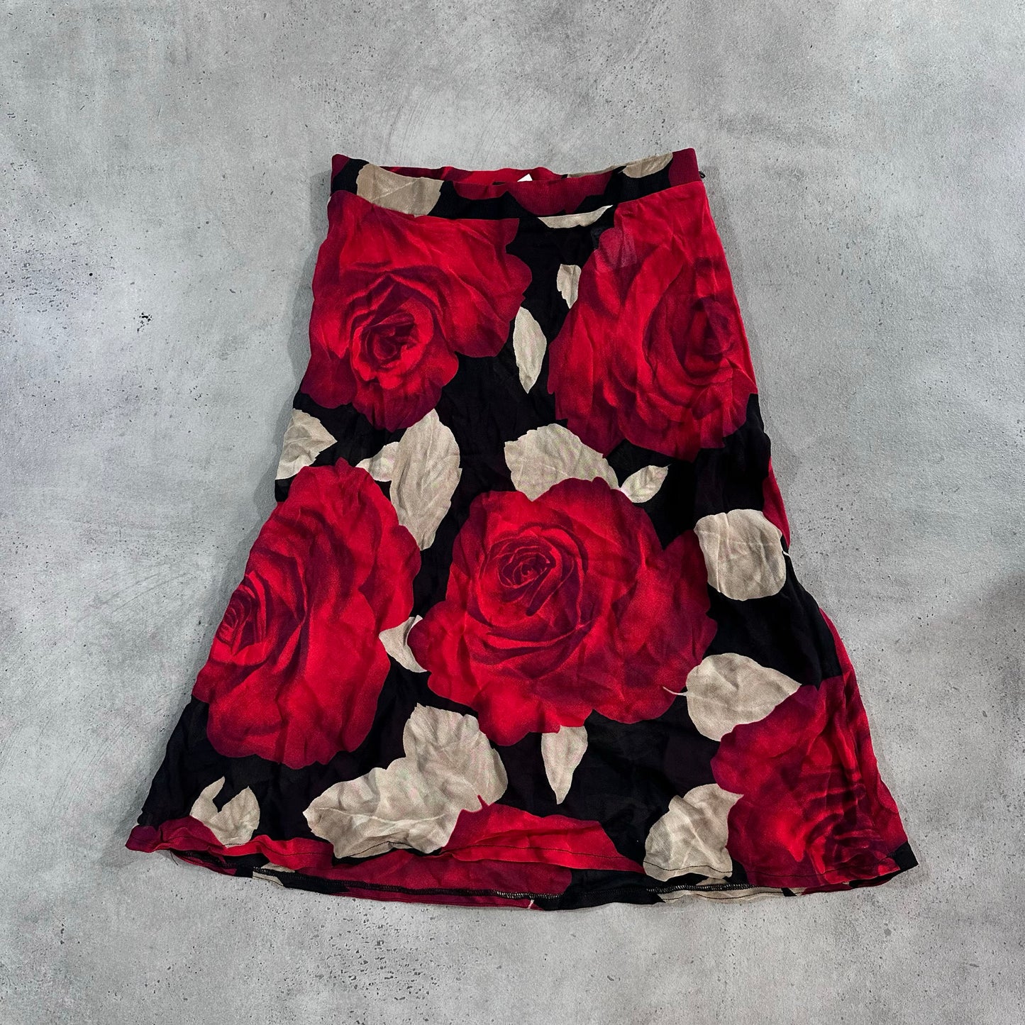 vintage Retro Floral Georges Levesque Skirt