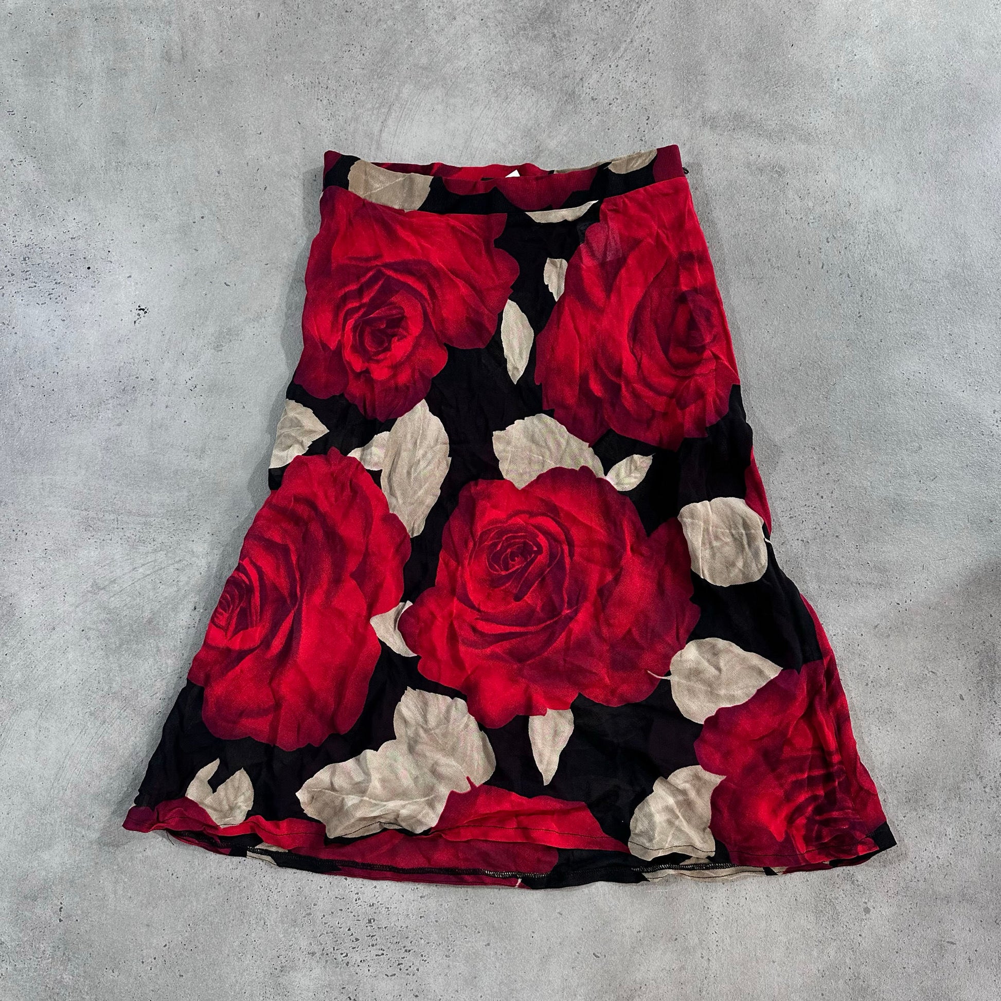 vintage Retro Floral Georges Levesque Skirt
