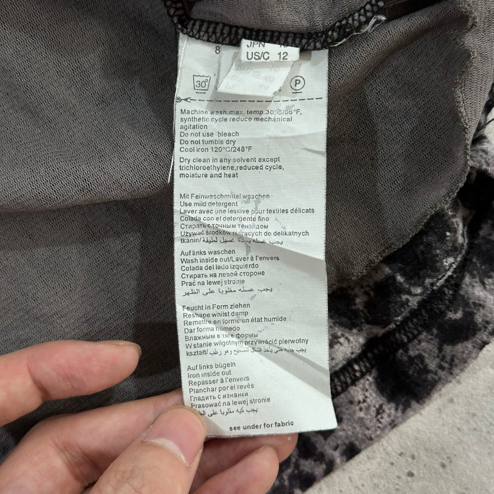 Y2K Rhinestone Mesh Printed Gerry Weber T-Shirt