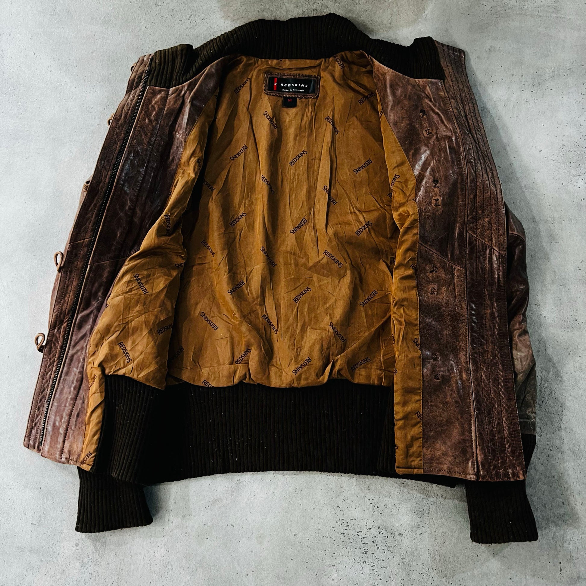 Vintage 70s-90s Redskins Retro Flight Leather Jackets