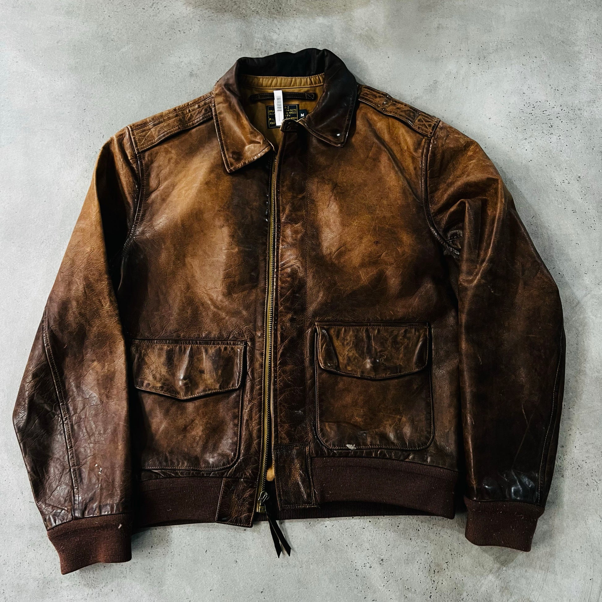 Vintage Ralph Lauren Military A-2 Leather Jackets