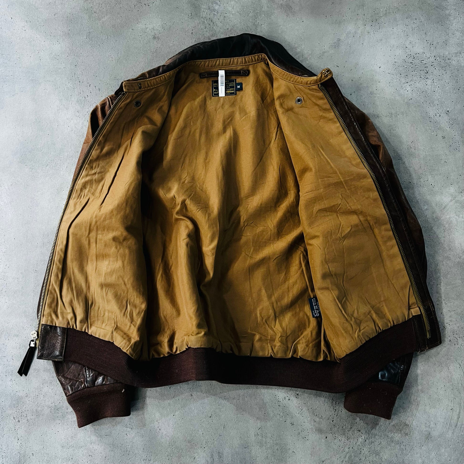 Vintage Ralph Lauren Military A-2 Leather Jackets
