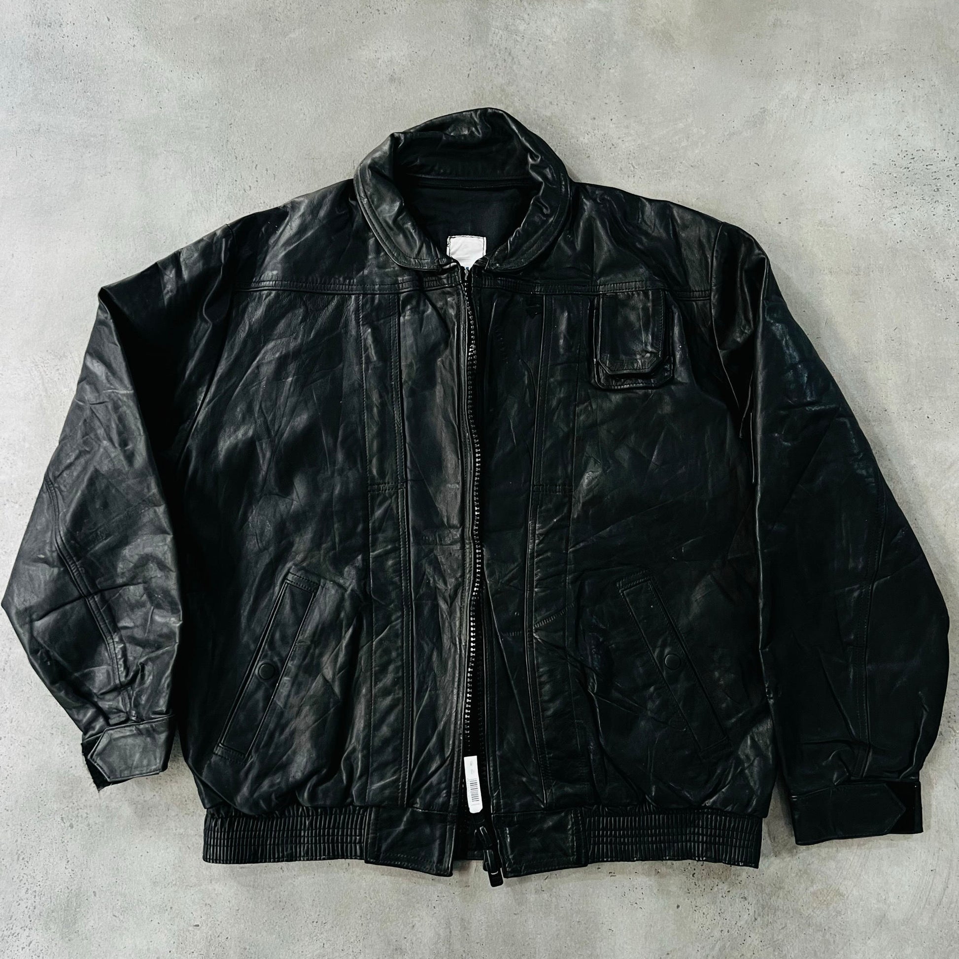Vintage 70s-90s France Military Flight Leather Jackets