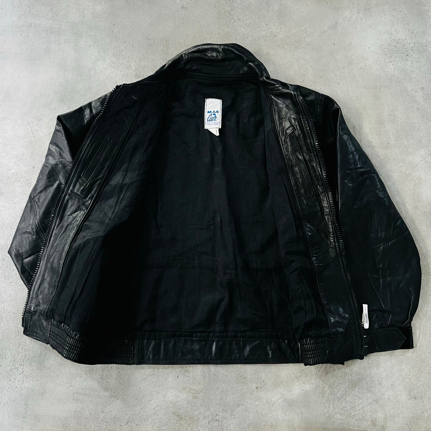 Vintage 70s-90s France Military Flight Leather Jackets