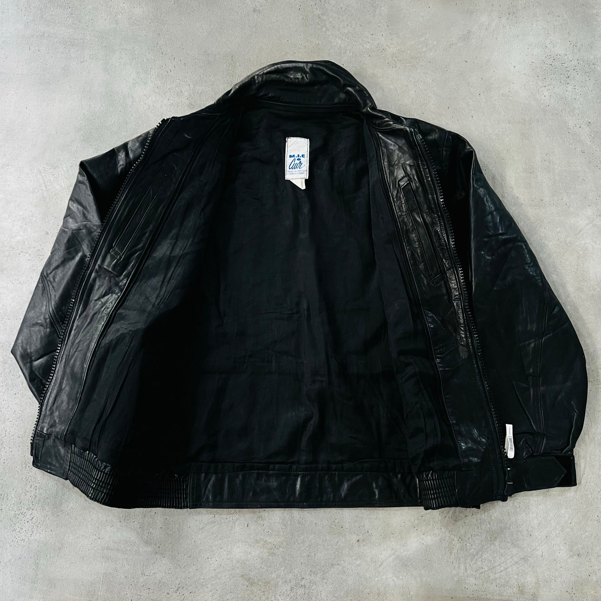 Vintage 70s-90s France Military Flight Leather Jackets