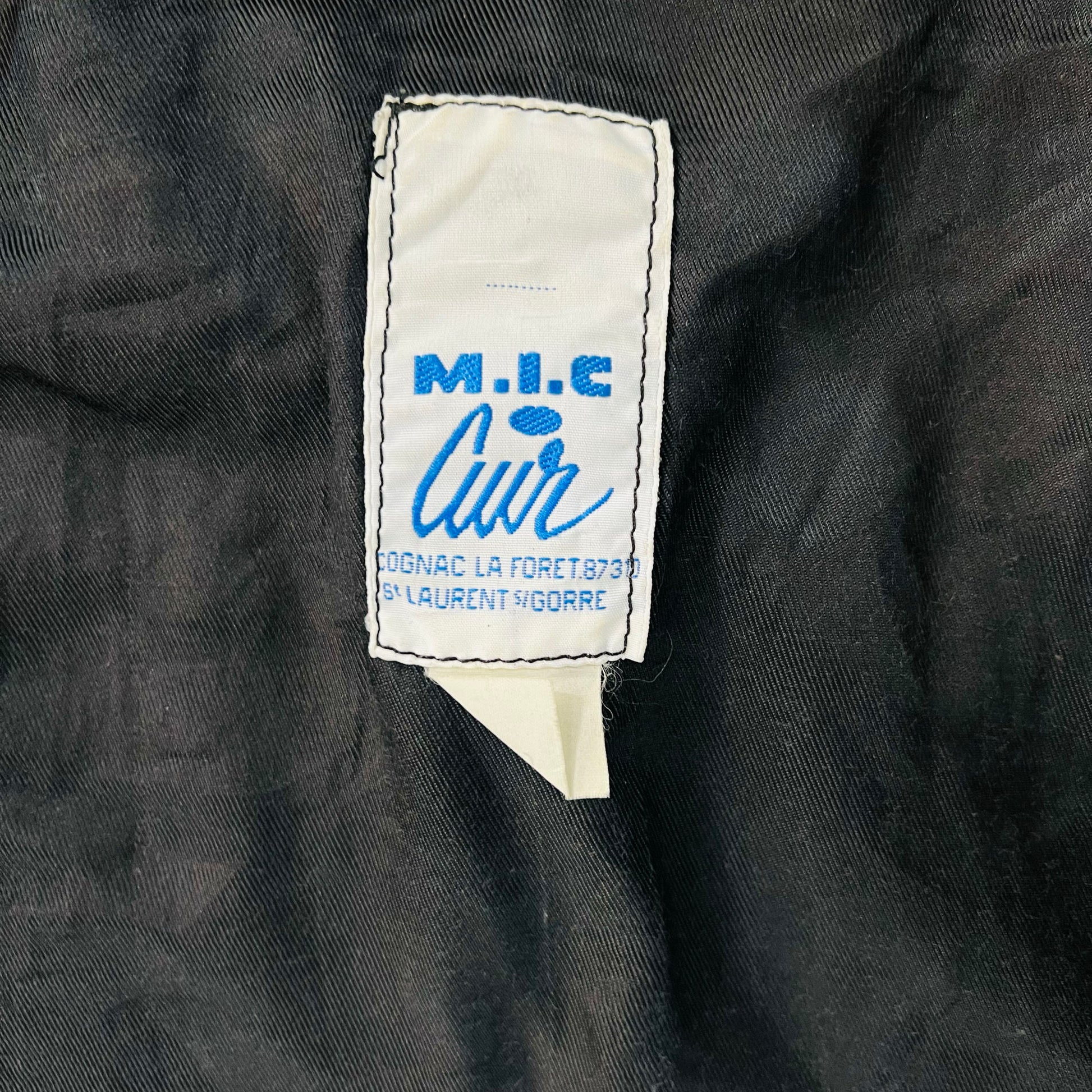 Vintage 70s-90s France Military Flight Leather Jackets
