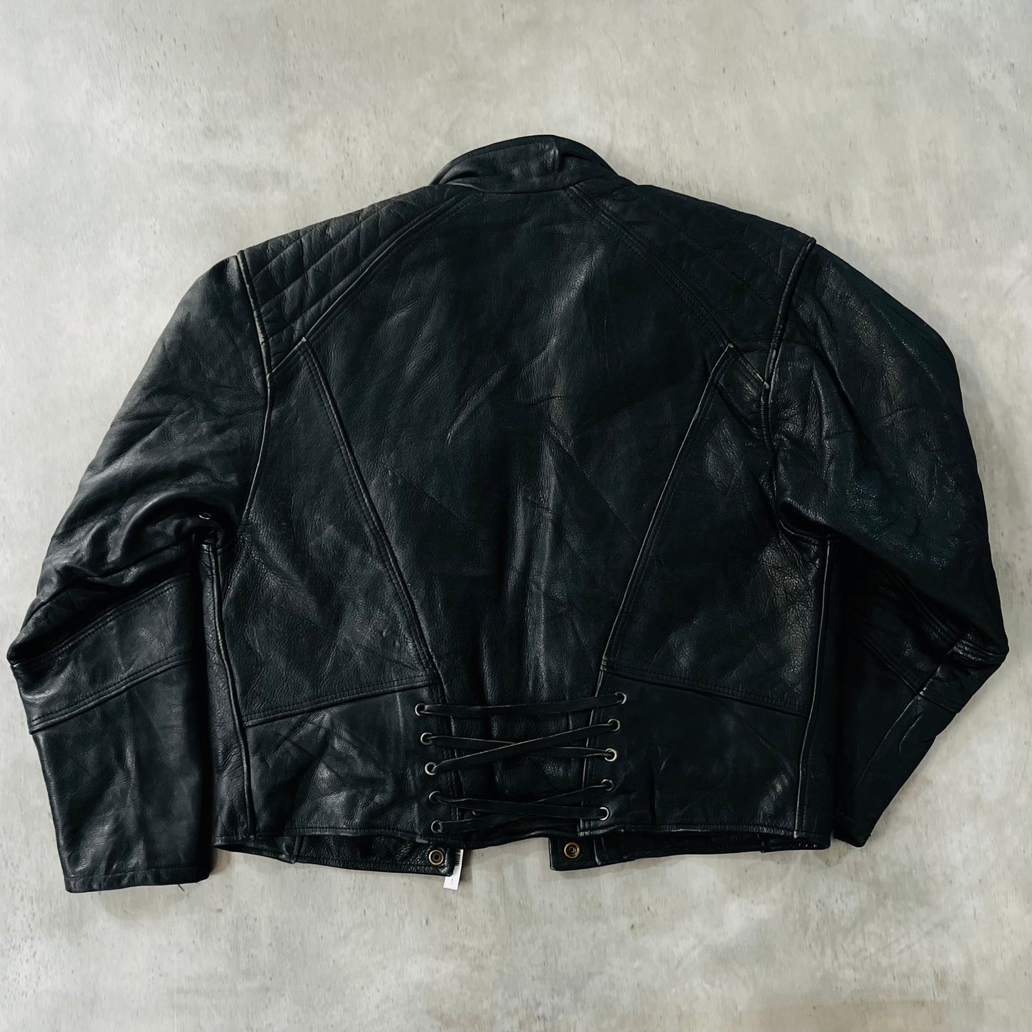 Vintage 70s-90s France Double Rider Leather Jackets