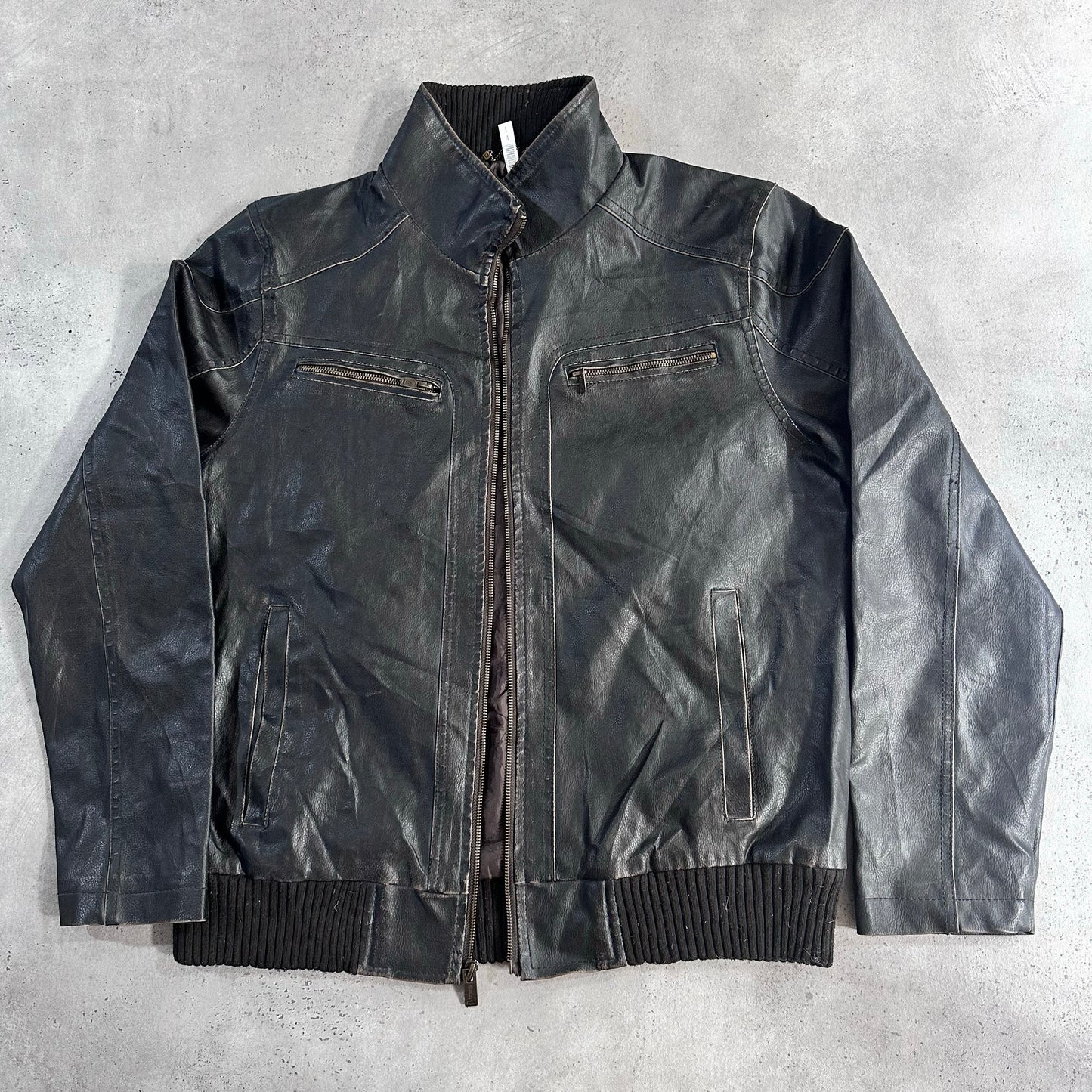 Vintage Guess Retro Leather Jackets