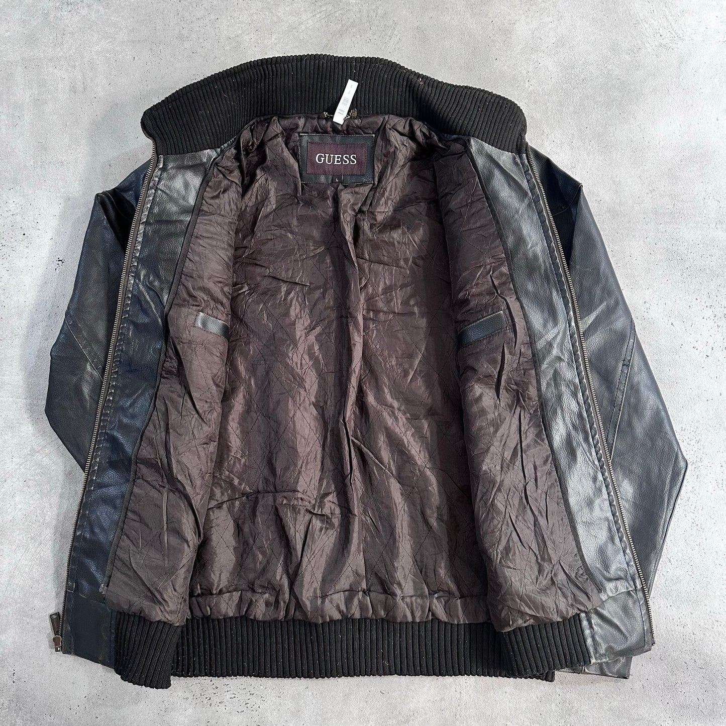 Vintage Guess Retro Leather Jackets