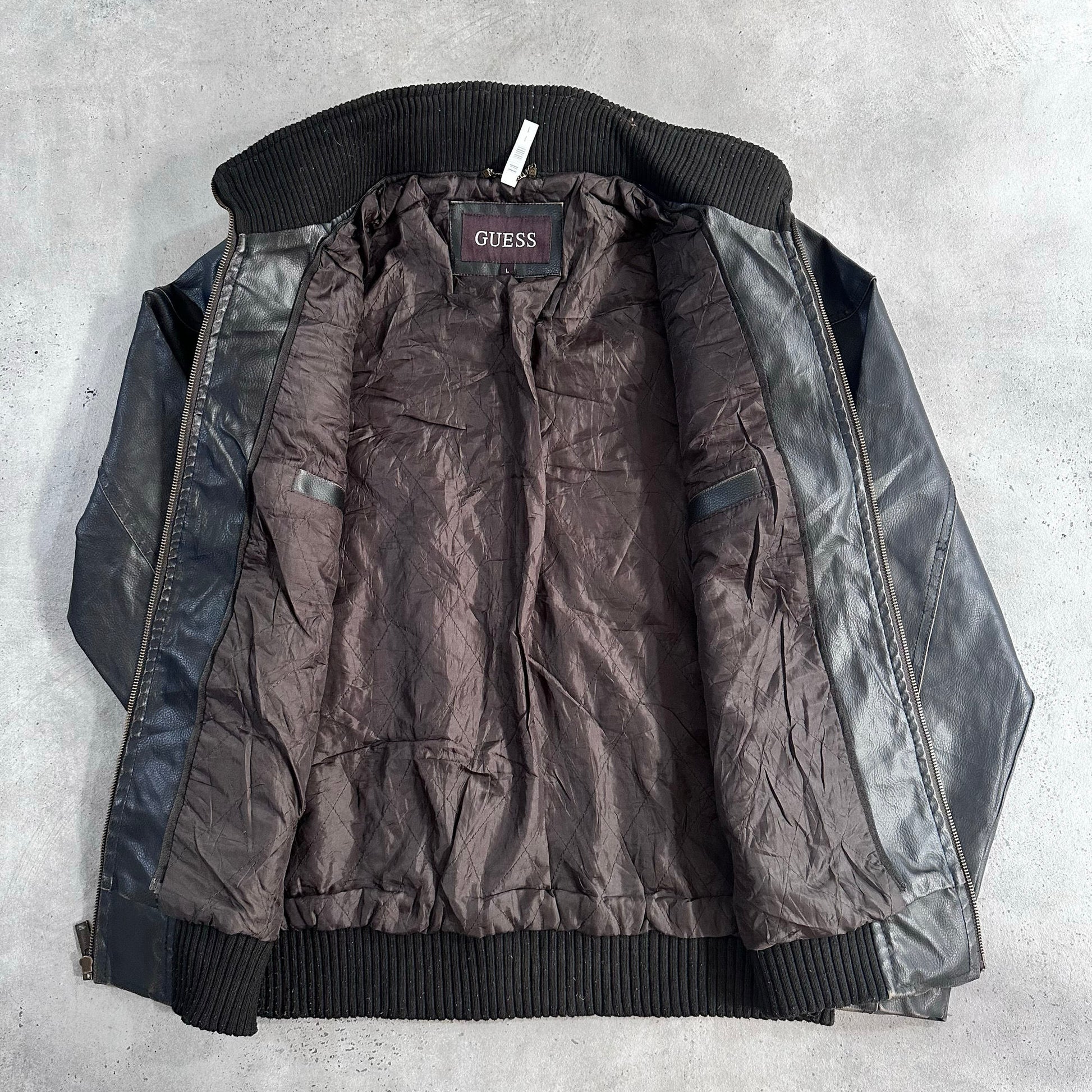Vintage Guess Retro Leather Jackets