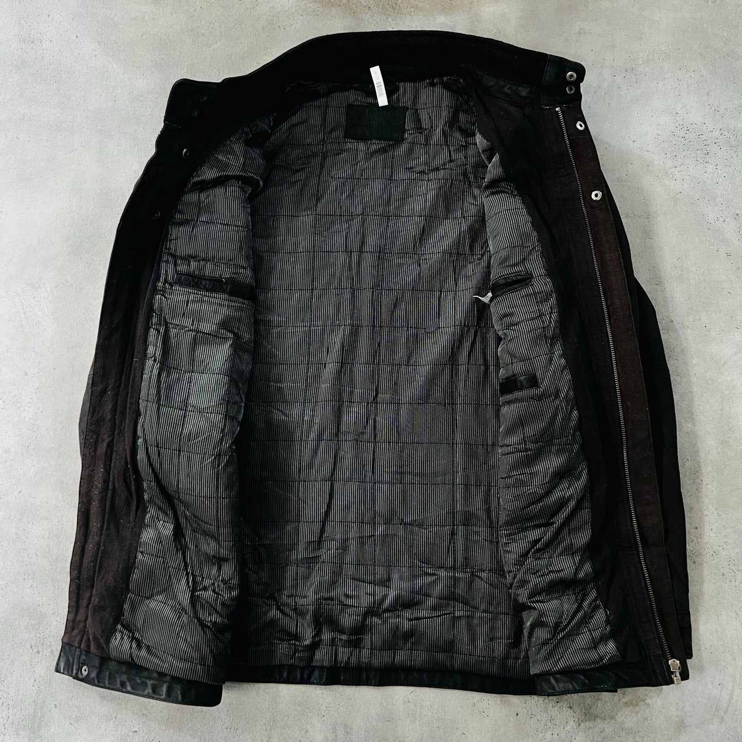 Vintage Oakwood Mid-Length Leather Jackets