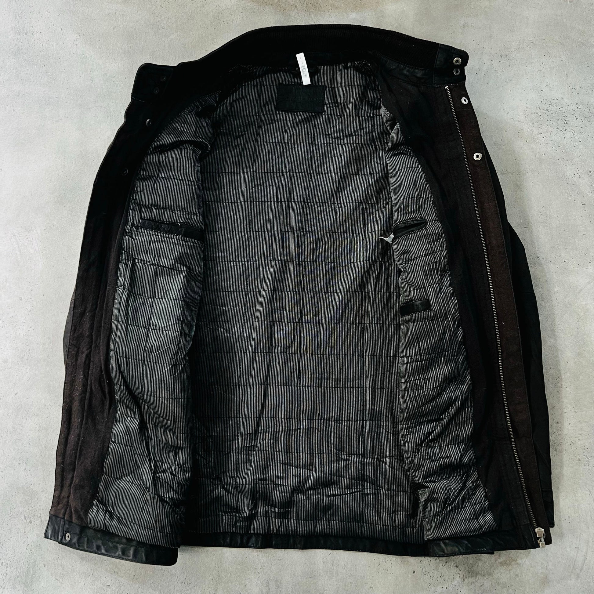 Vintage Oakwood Mid-Length Leather Jackets
