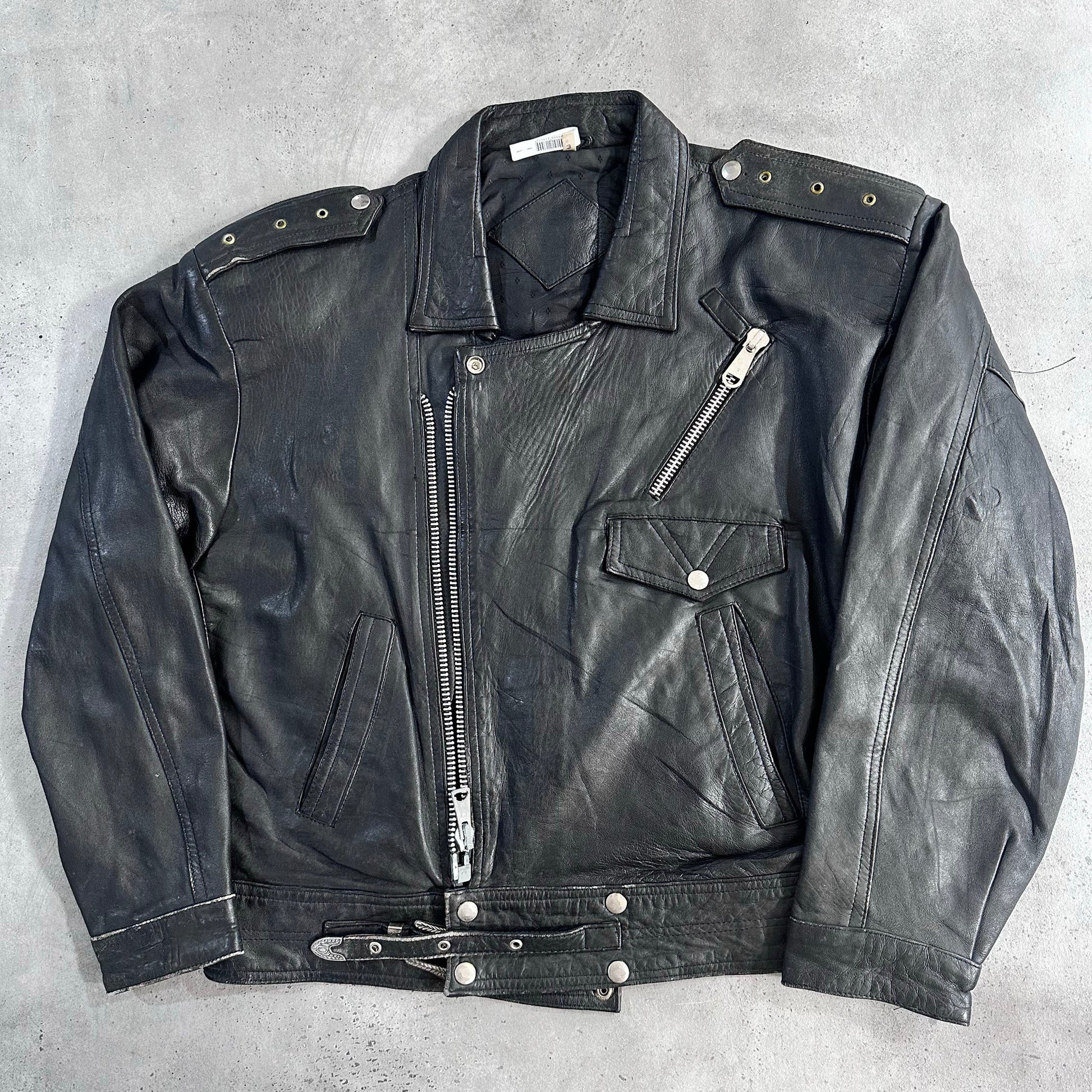 Vintage 70s-90s Double Rider Leather Jackets