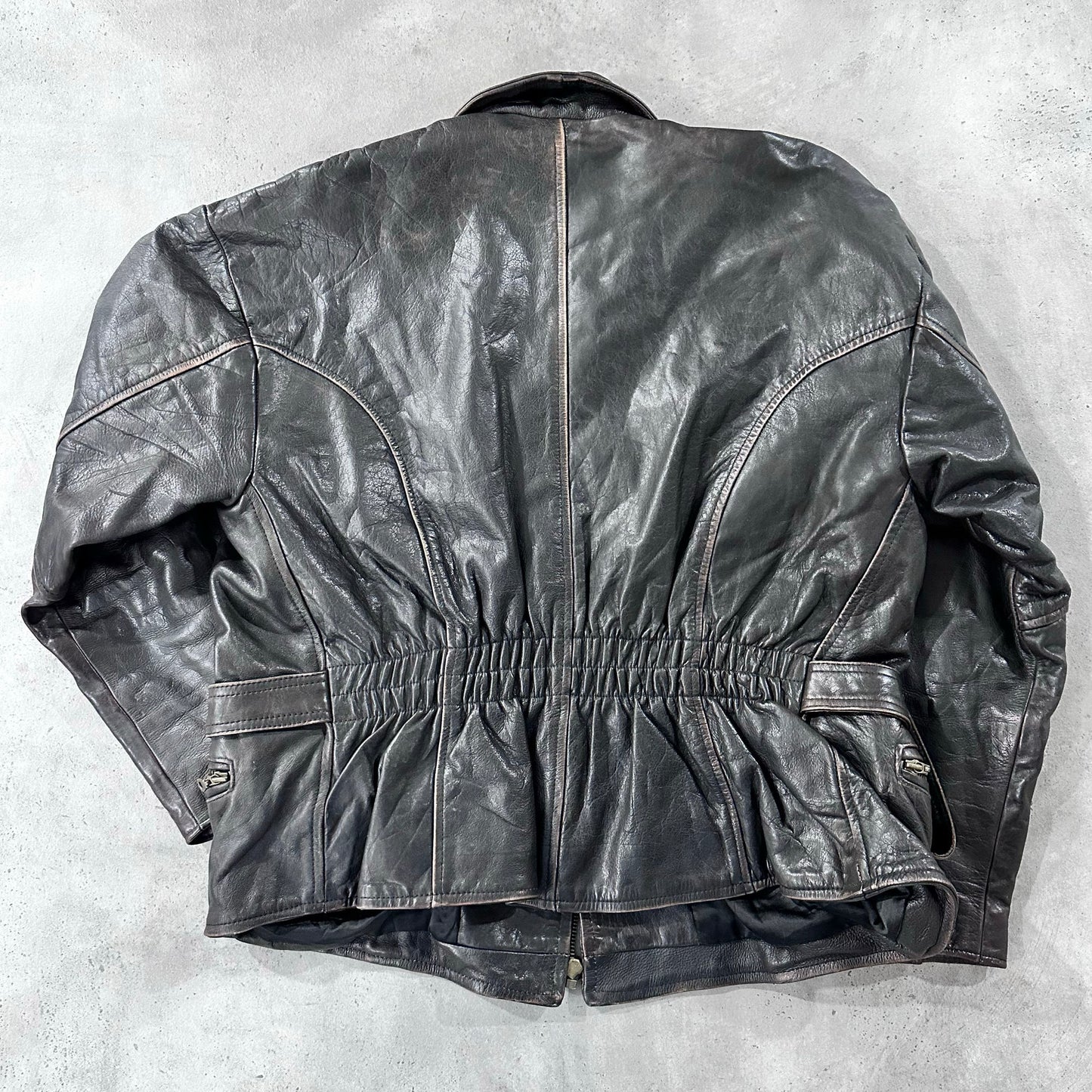 Vintage 70s-90s Germany Double Rider Leather Jackets