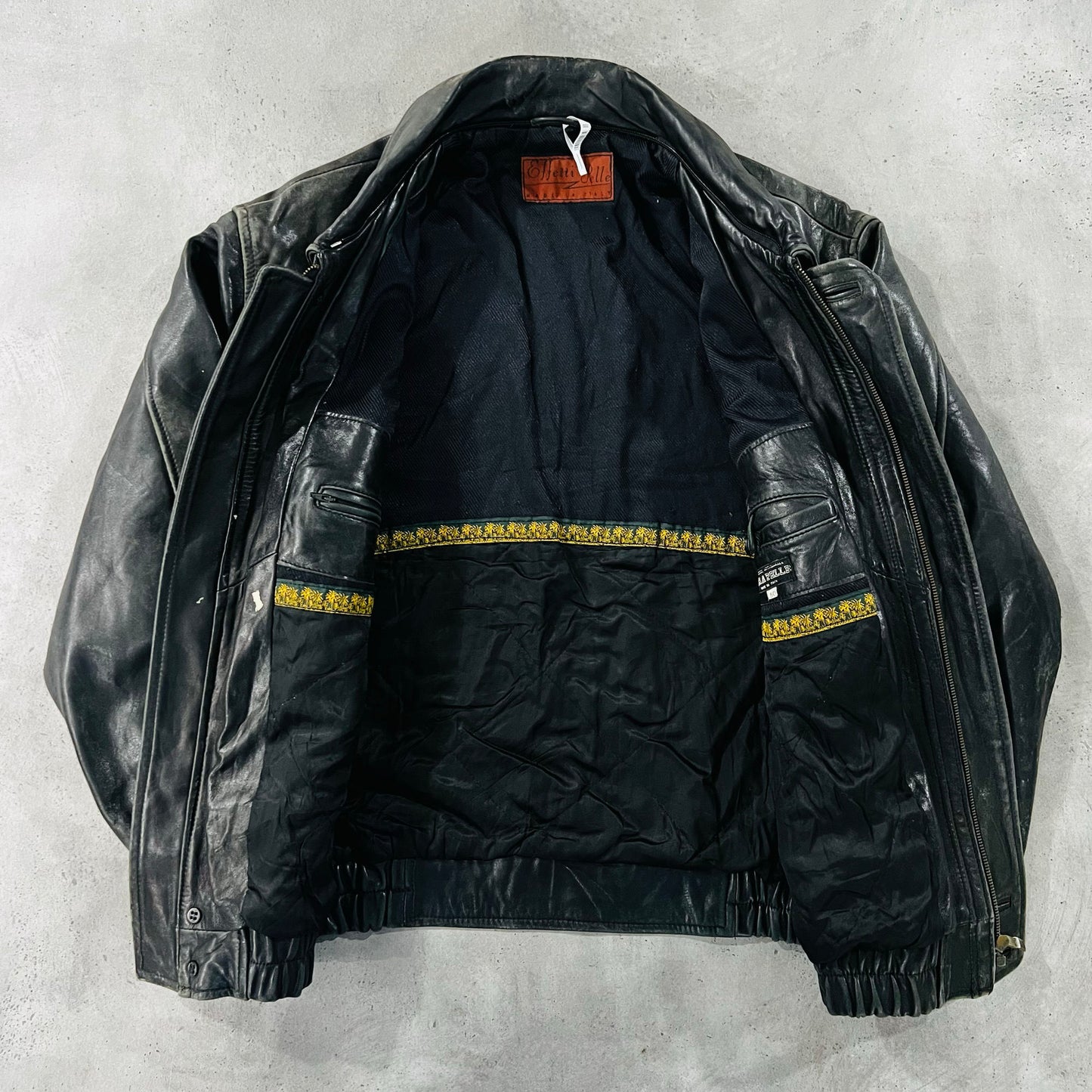 Vintage 70s-90s Italy Flight Leather Jackets
