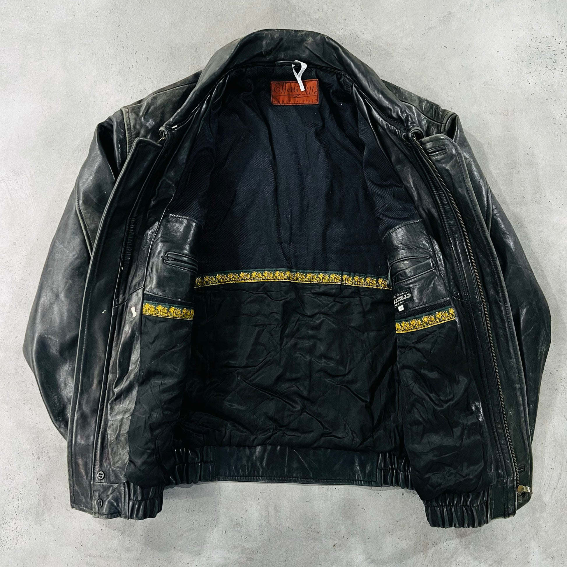 Vintage 70s-90s Italy Flight Leather Jackets