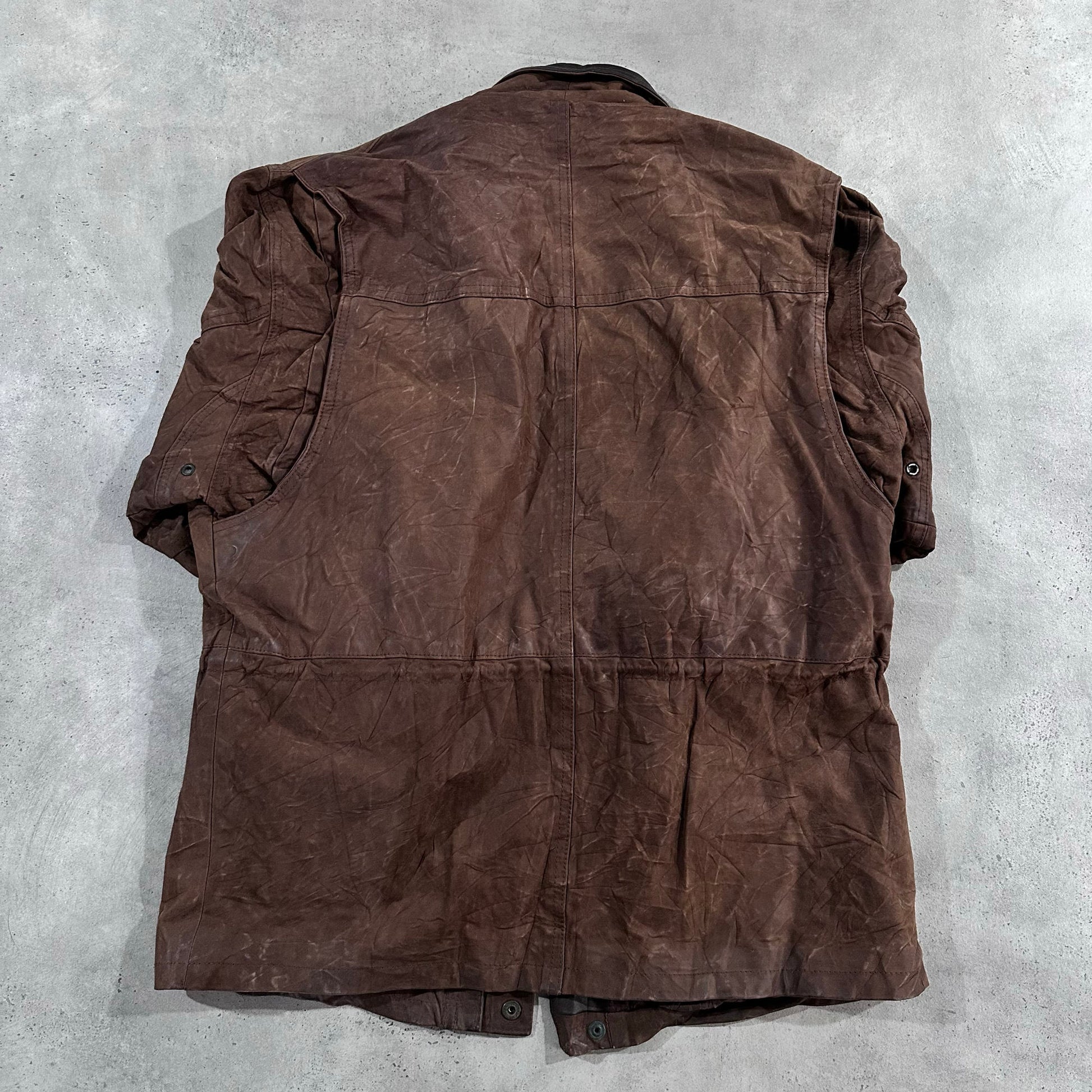 Vintage 70s-90s Chevignon Workwear Mid-Length Leather Jackets