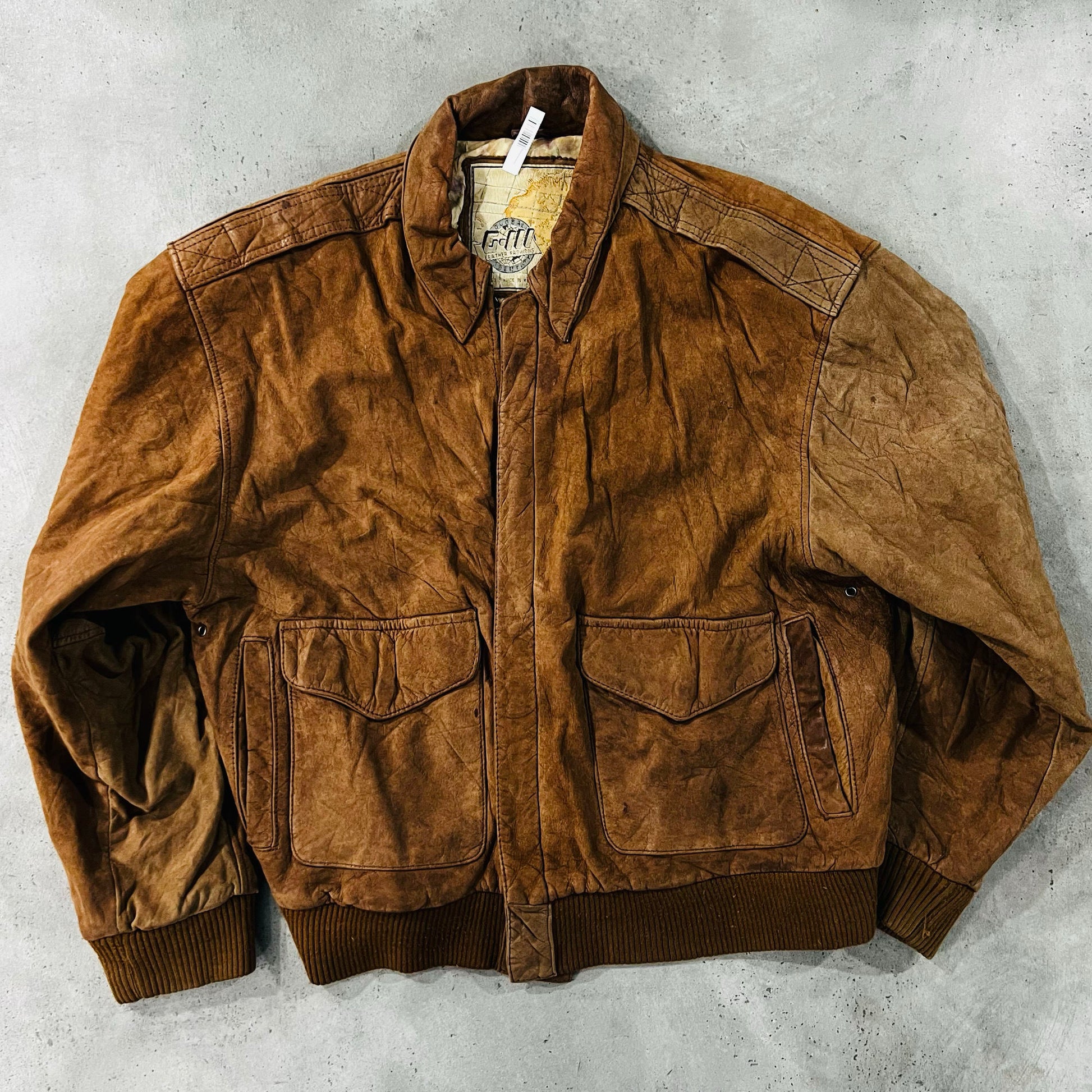 Vintage 70s-90s South Korea Military A-2 Leather Jackets