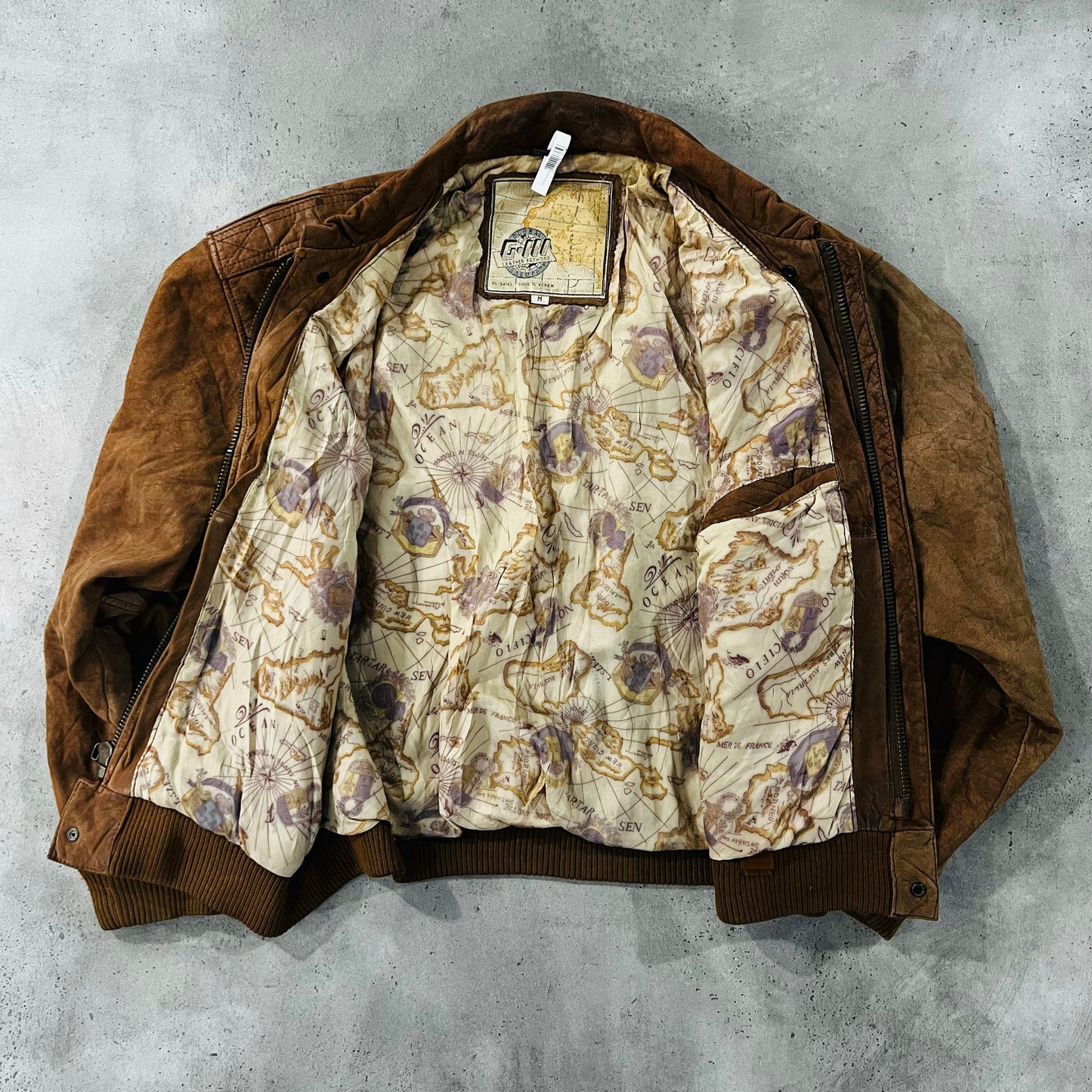 Vintage 70s-90s South Korea Military A-2 Leather Jackets