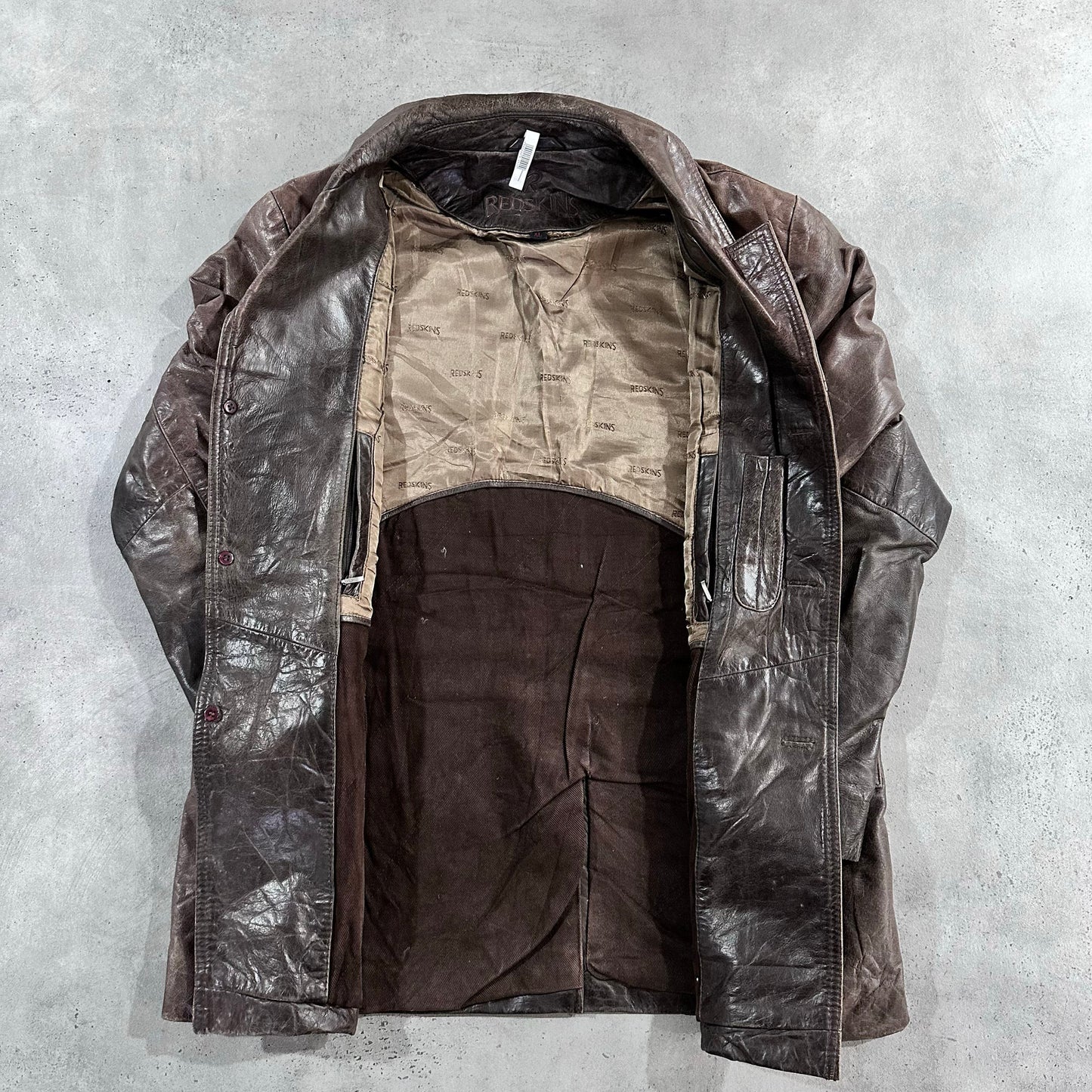 Vintage 70s-90s Redskins Retro Mid-Length Leather Jackets