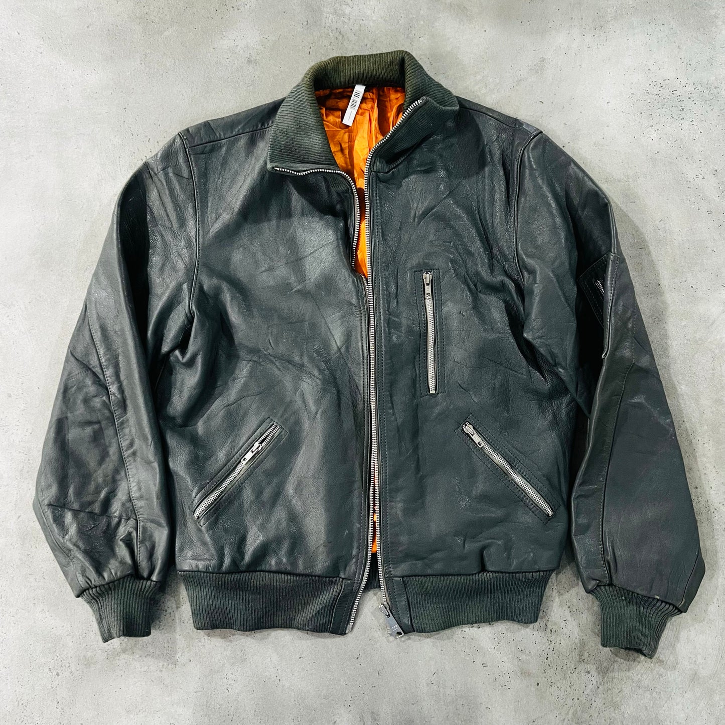 Vintage 70s-90s Germany Military Flight Leather Jackets