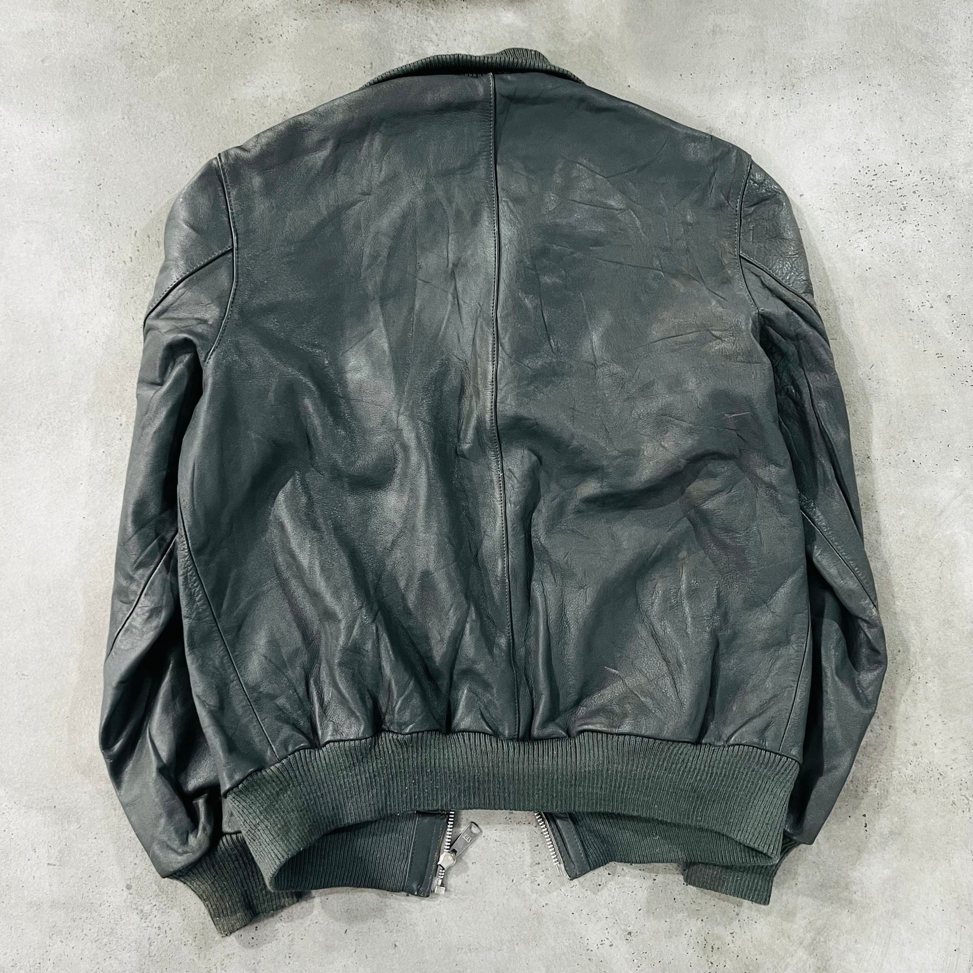Vintage 70s-90s Germany Military Flight Leather Jackets