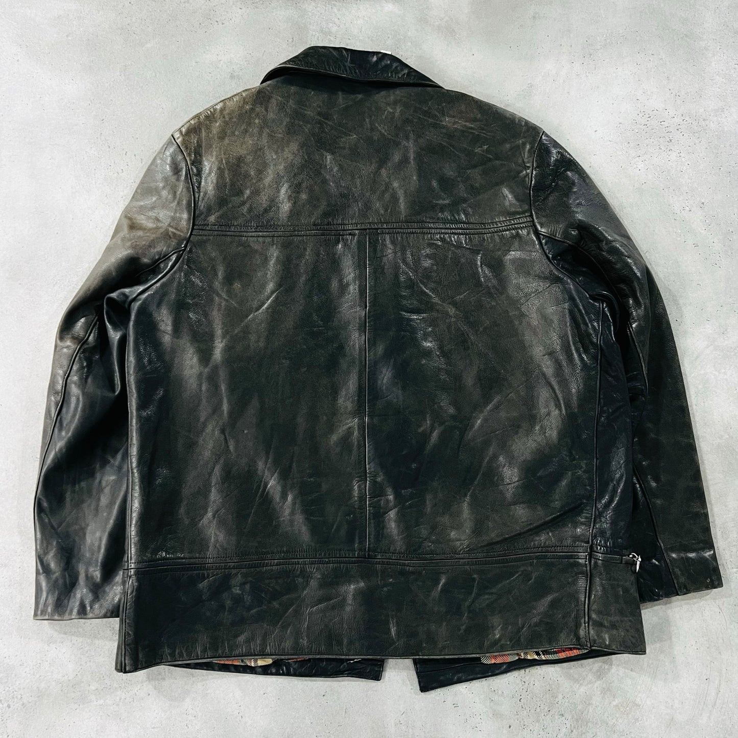 Vintage 50s-60s France Workwear Leather Jackets
