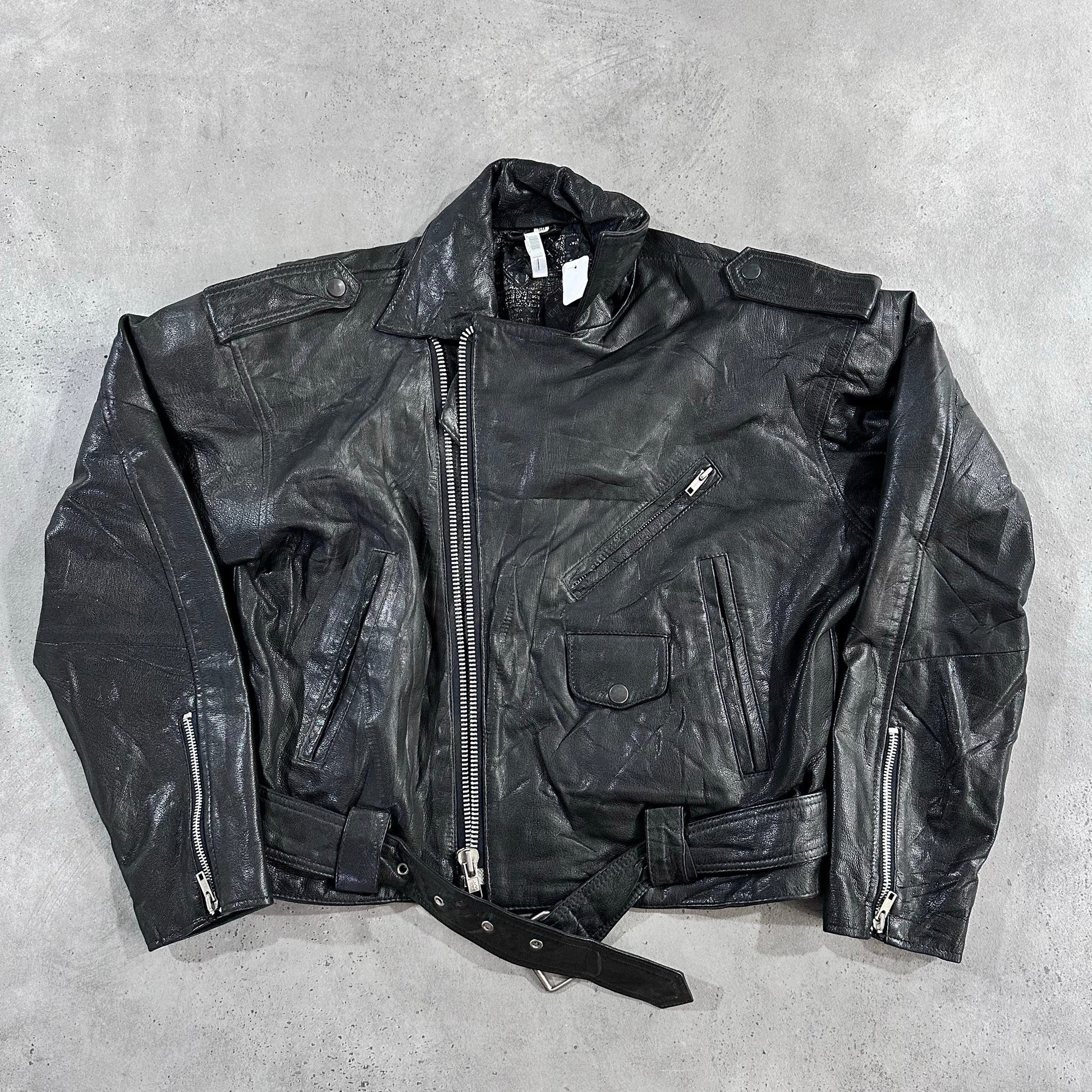 Vintage 70s-90s Double Rider Leather Jackets
