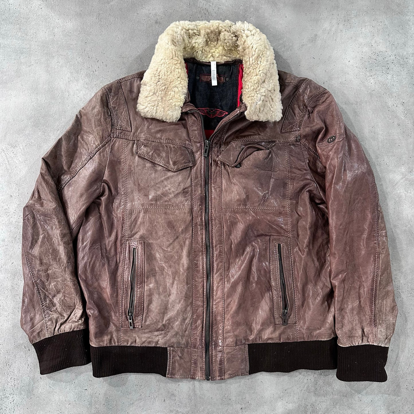 Vintage 70s-90s Military Flight Leather Jackets