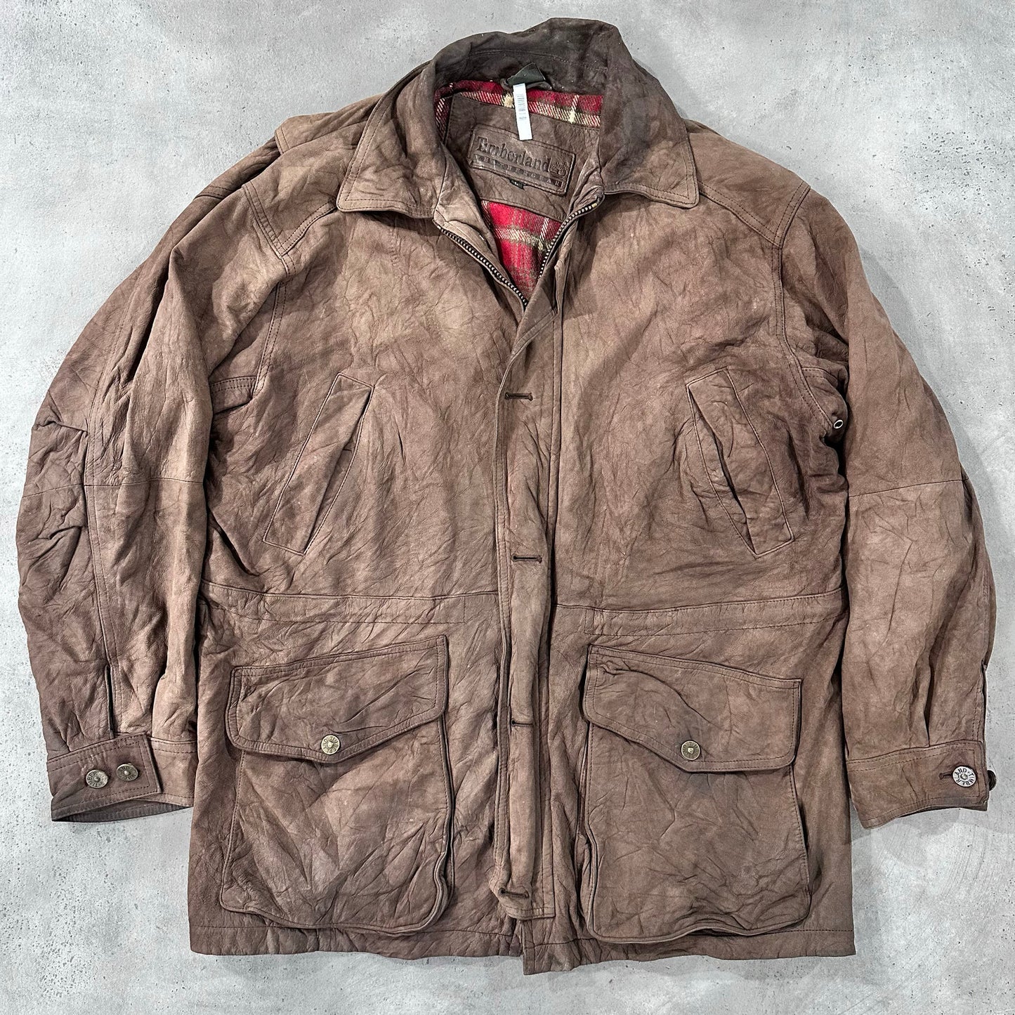 Vintage 70s-90s Timberland Workwear Mid-Length Leather Jackets