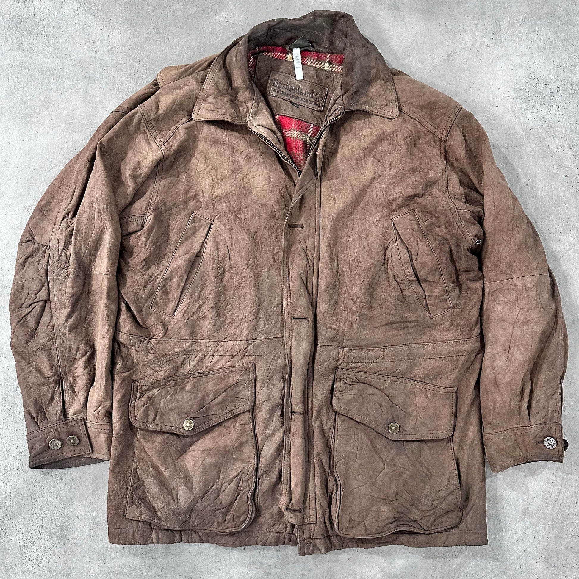 Vintage 70s-90s Timberland Workwear Mid-Length Leather Jackets