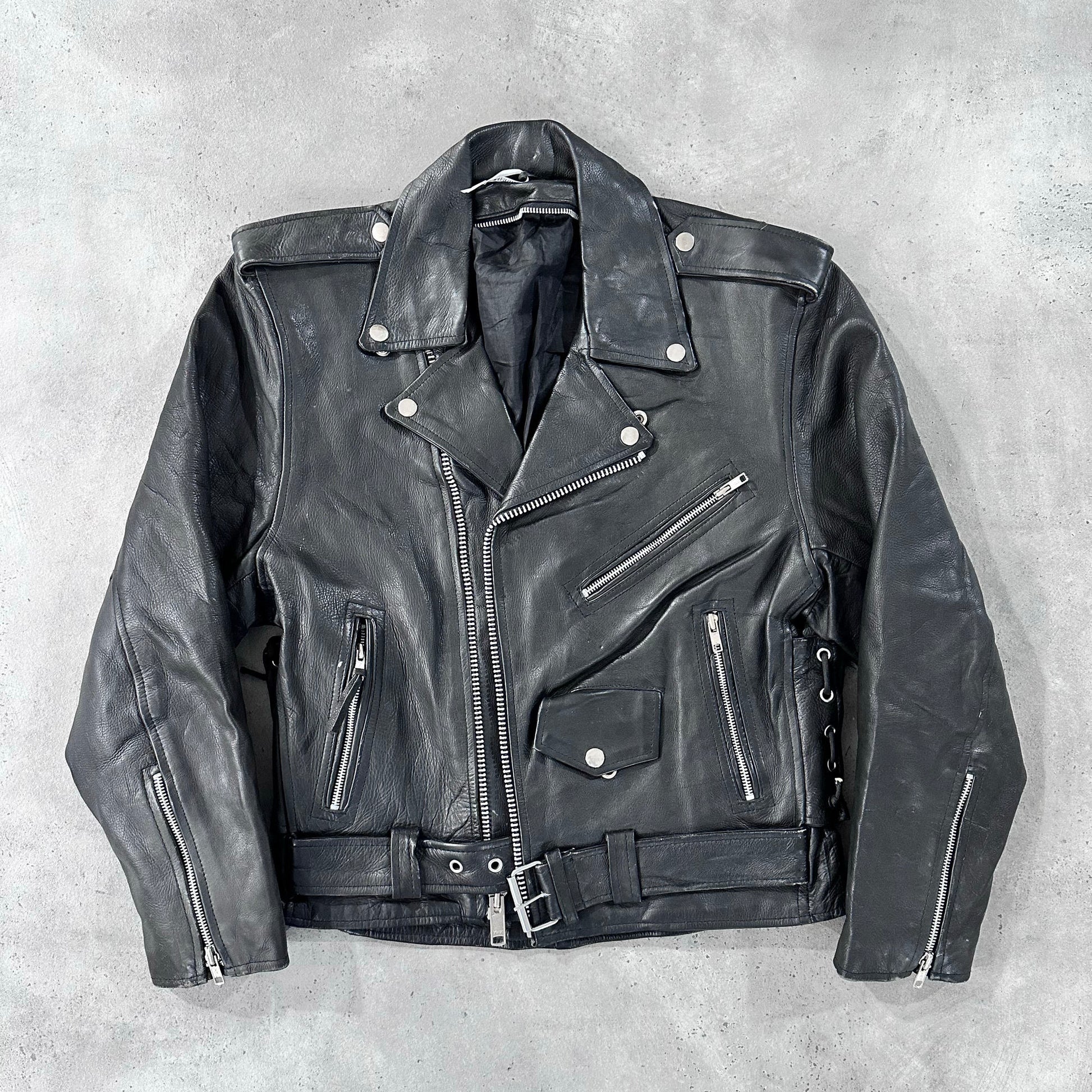 Vintage 70s-90s Double Rider Leather Jackets