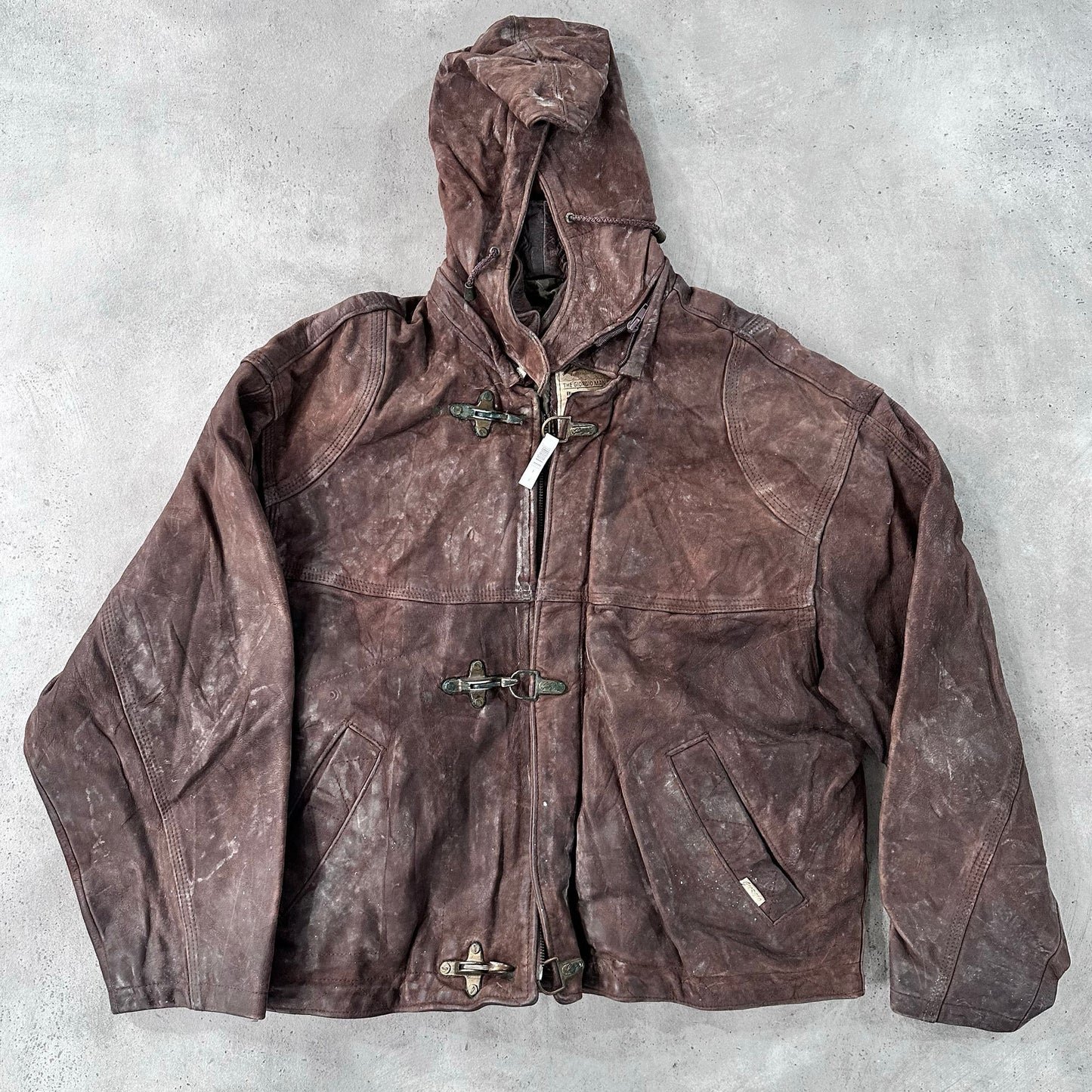Vintage 70s-90s France Workwear Leather Jackets