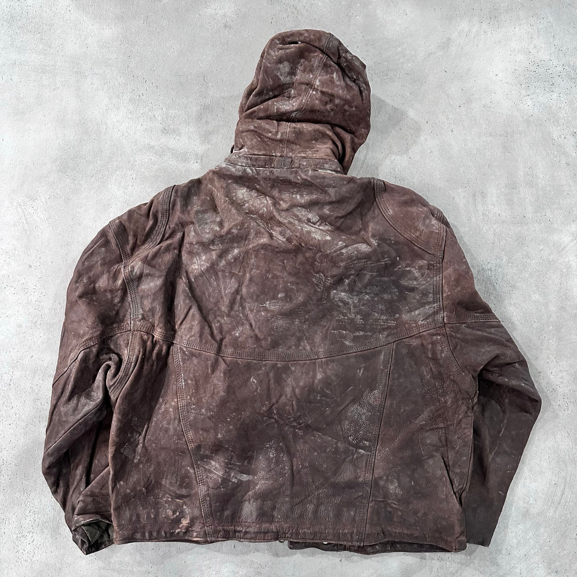 Vintage 70s-90s France Workwear Leather Jackets