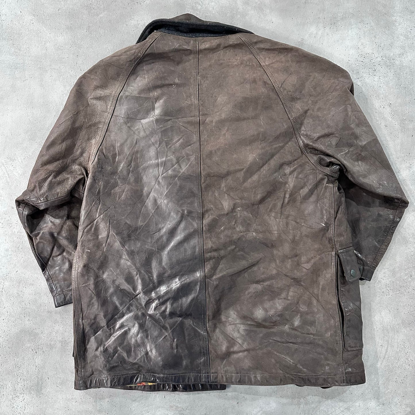 Vintage 70s-90s Italy Workwear Mid-Length Leather Jackets