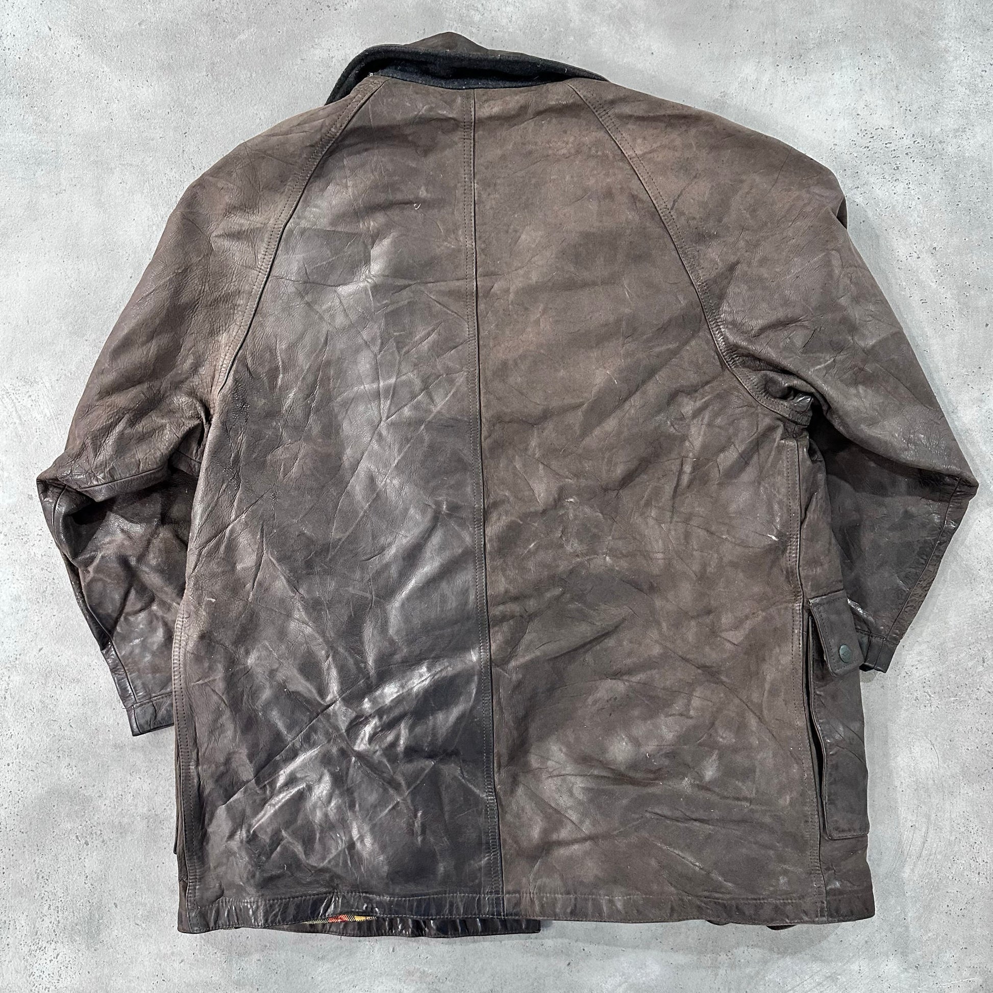Vintage 70s-90s Italy Workwear Mid-Length Leather Jackets