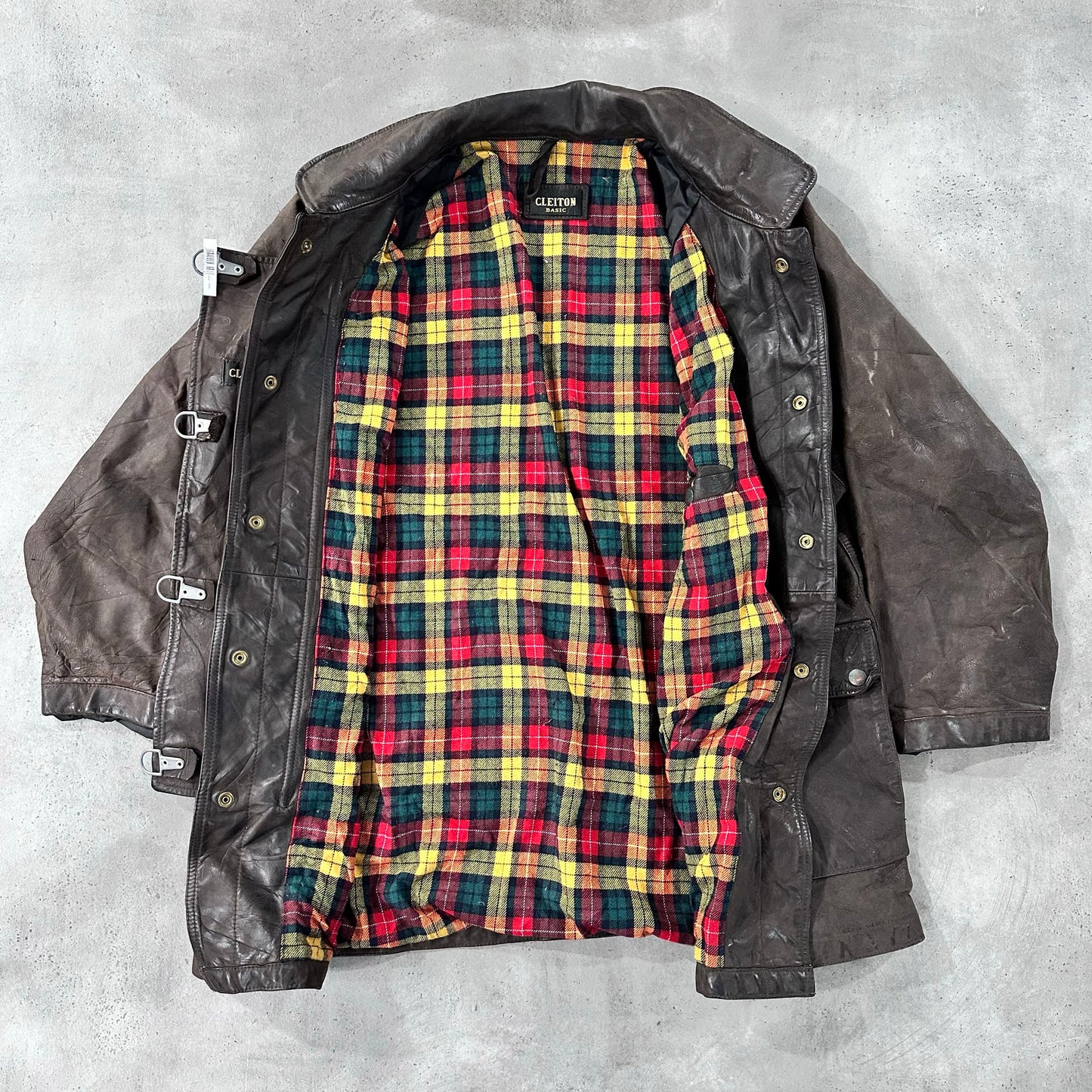 Vintage 70s-90s Italy Workwear Mid-Length Leather Jackets