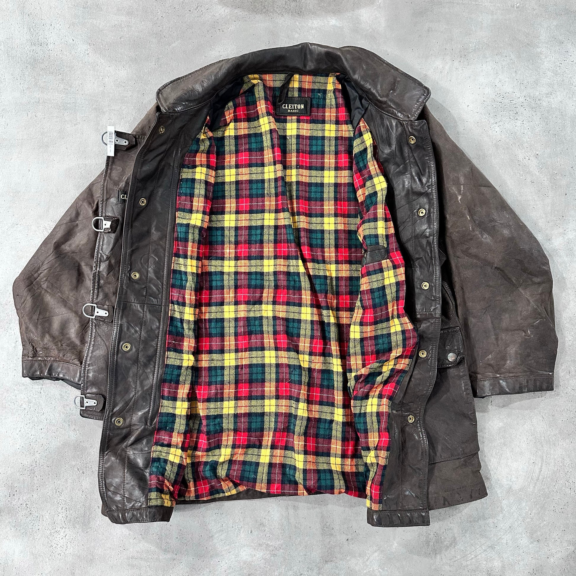 Vintage 70s-90s Italy Workwear Mid-Length Leather Jackets