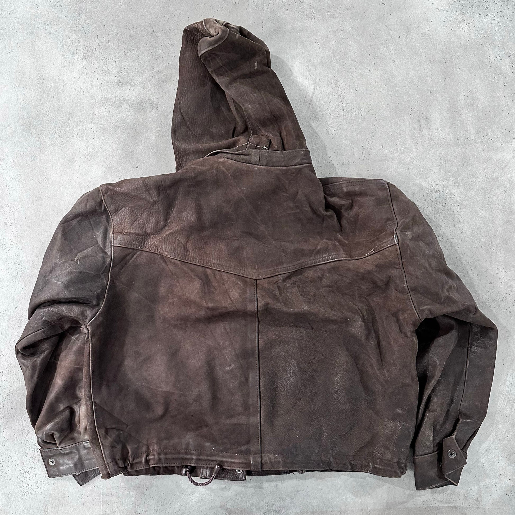 Vintage 70s-90s France Chevignon Workwear Leather Jackets