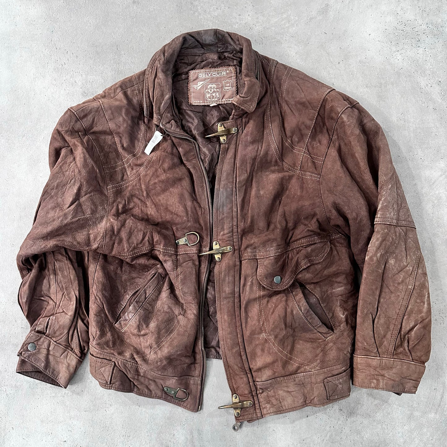 Vintage 70s-90s France Leather Jackets