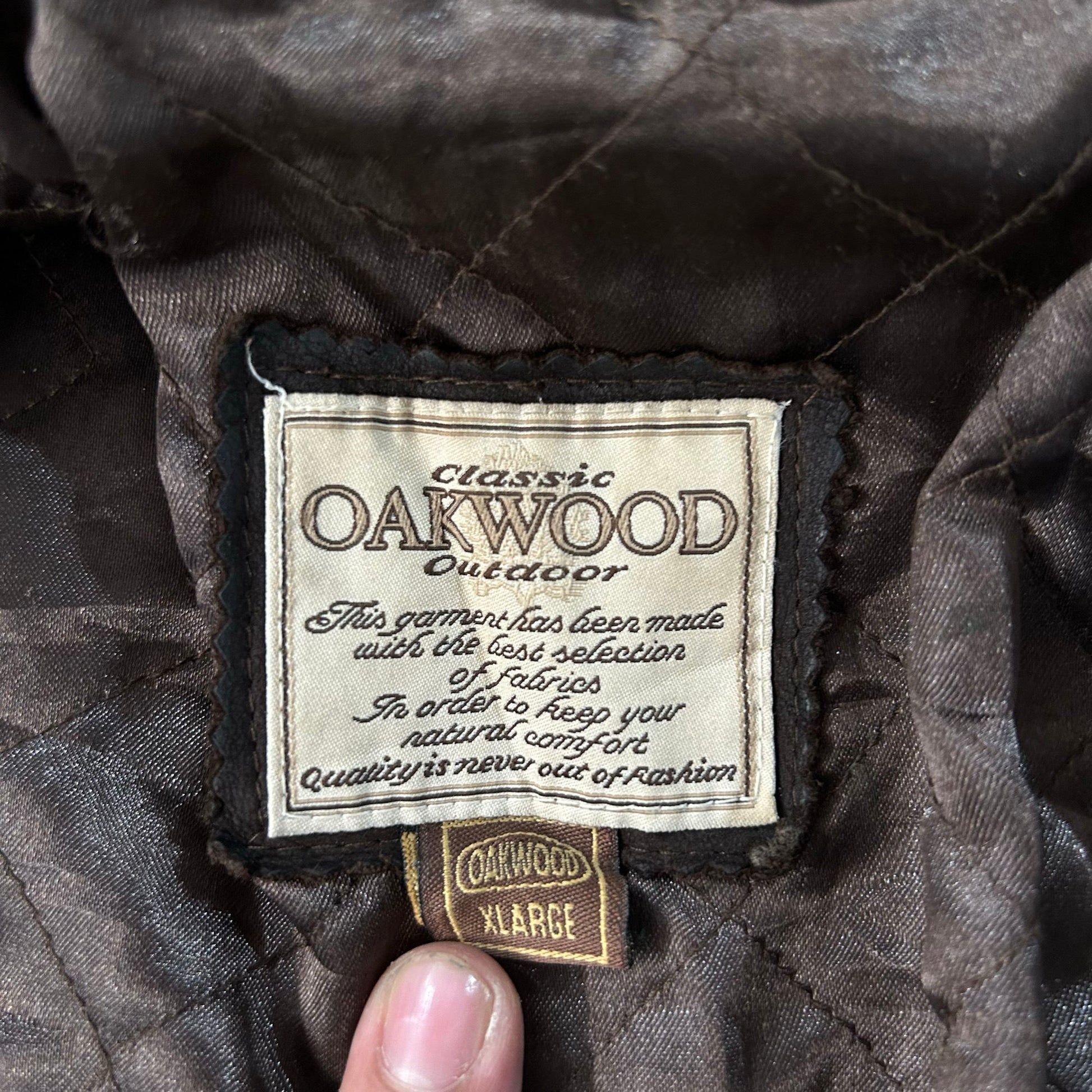 Vintage 70s-90s Oakwood Workwear Mid-Length Leather Jackets