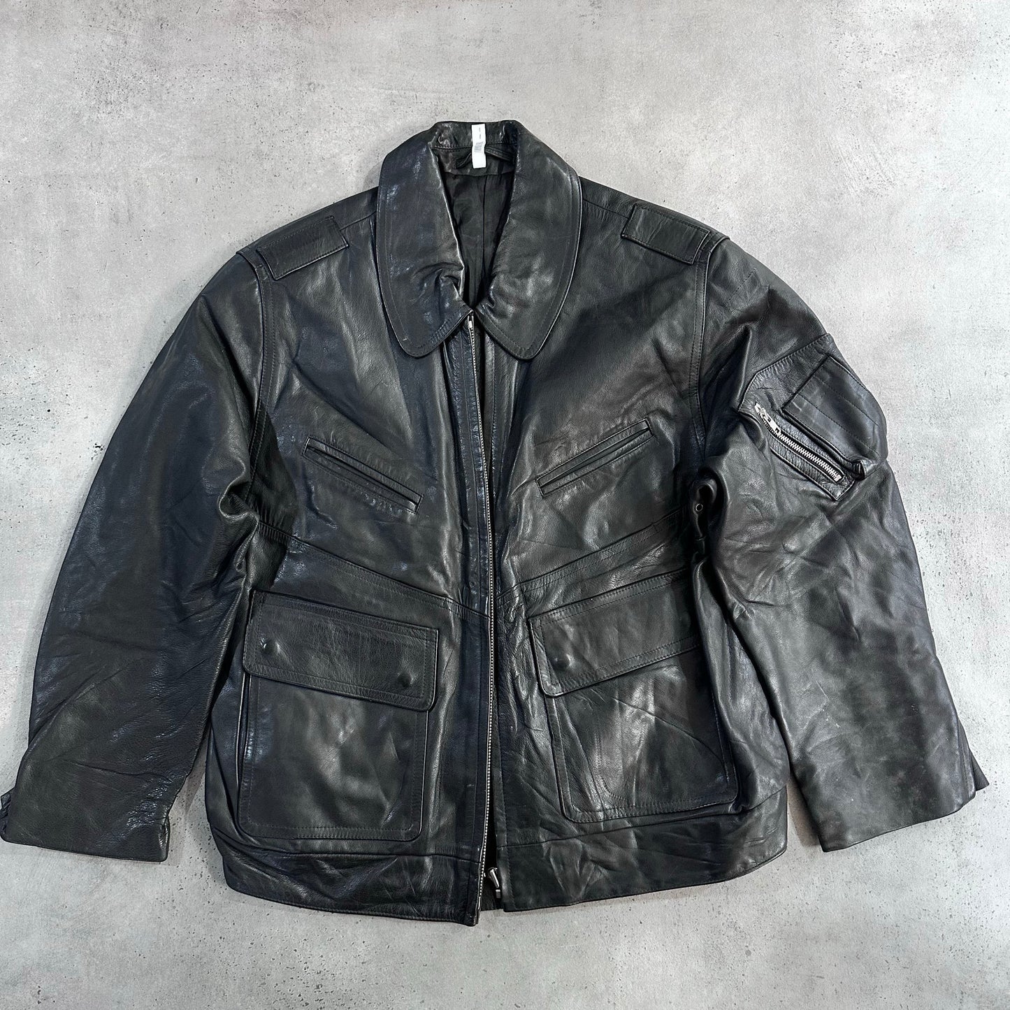 Vintage 70s-90s Germany Military Leather Jackets