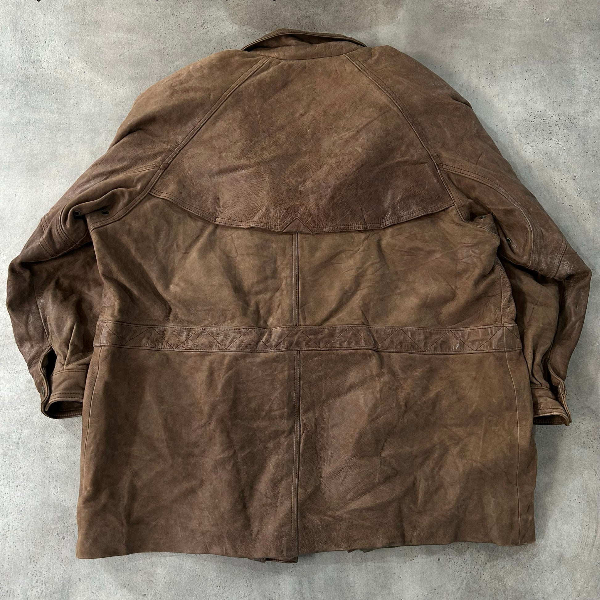 Vintage 70s-90s Italy Workwear Mid-Length Leather Jackets