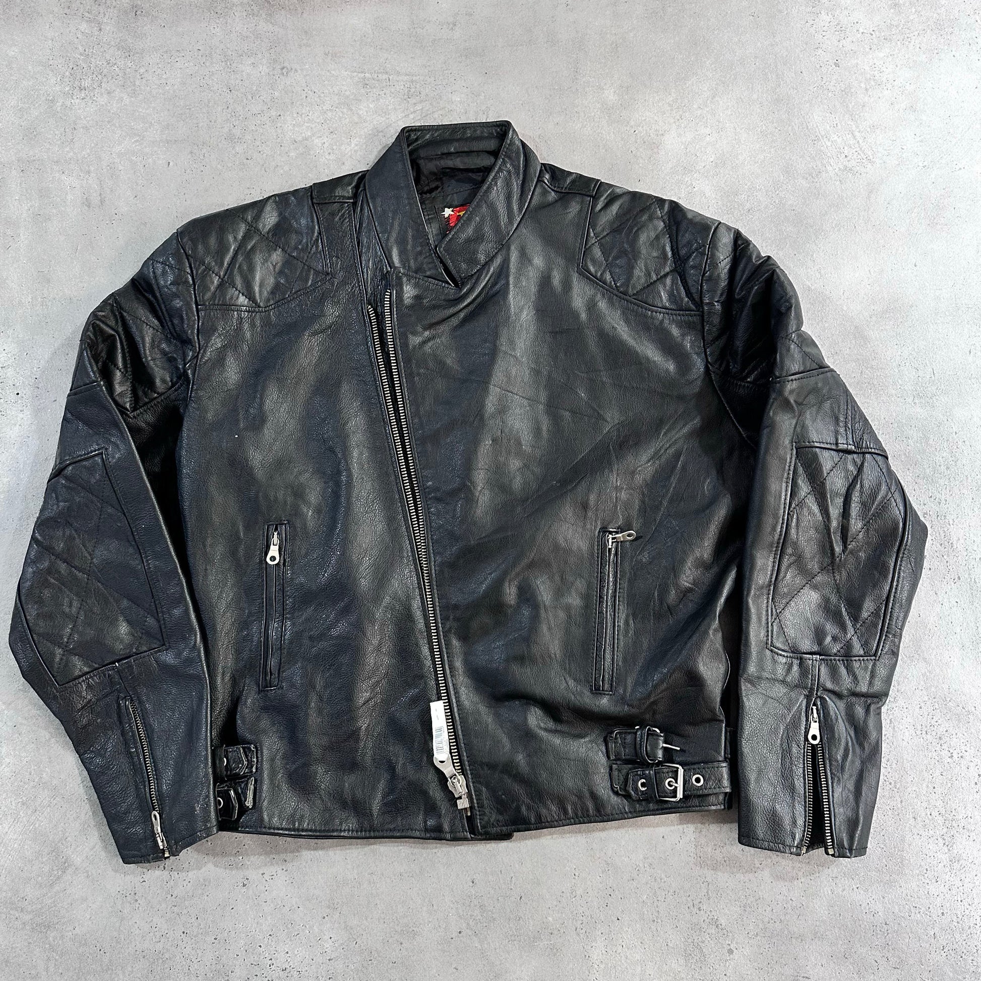 Vintage 70s-90s Double Rider Leather Jackets