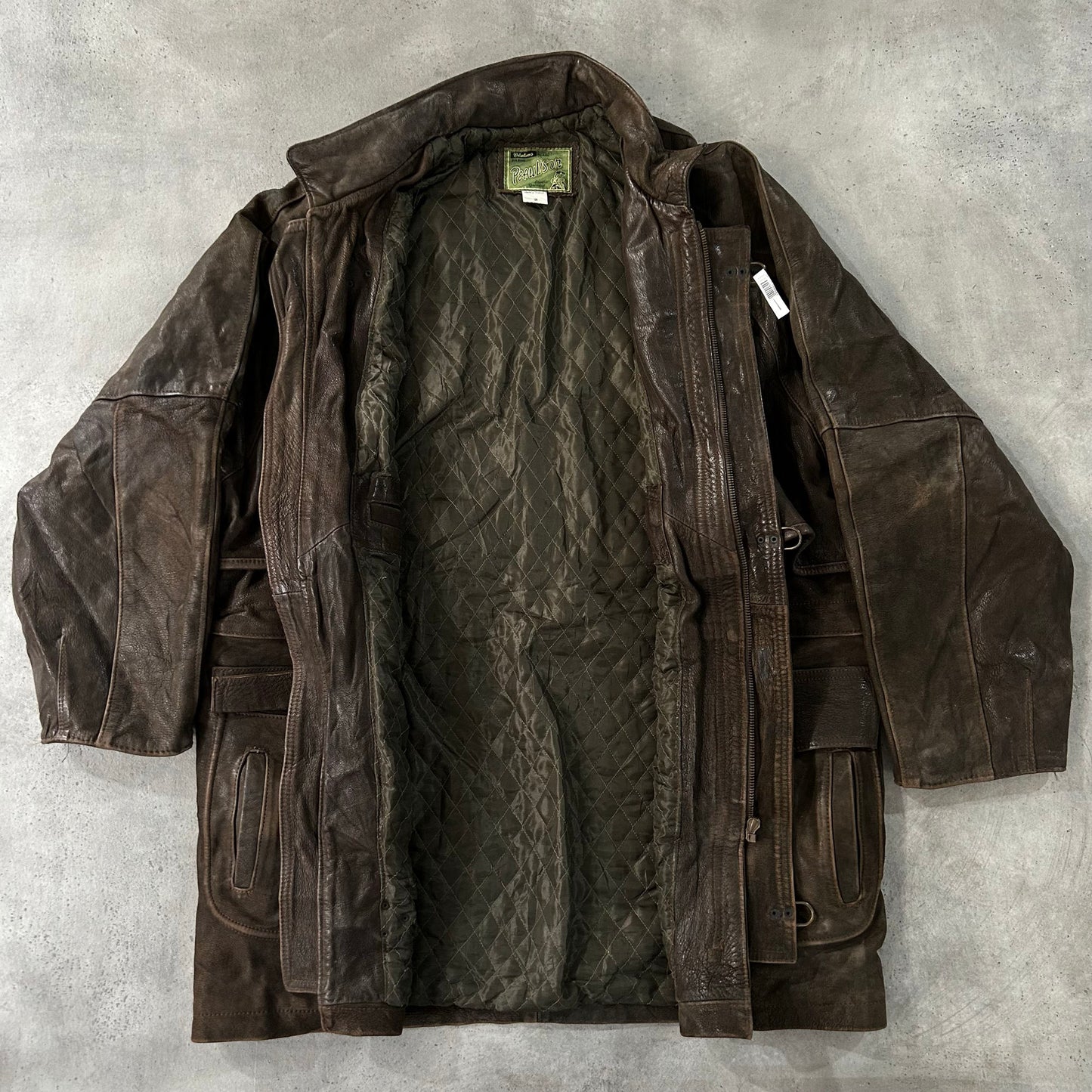 Vintage 70s-90s France Workwear Mid-Length Leather Jackets